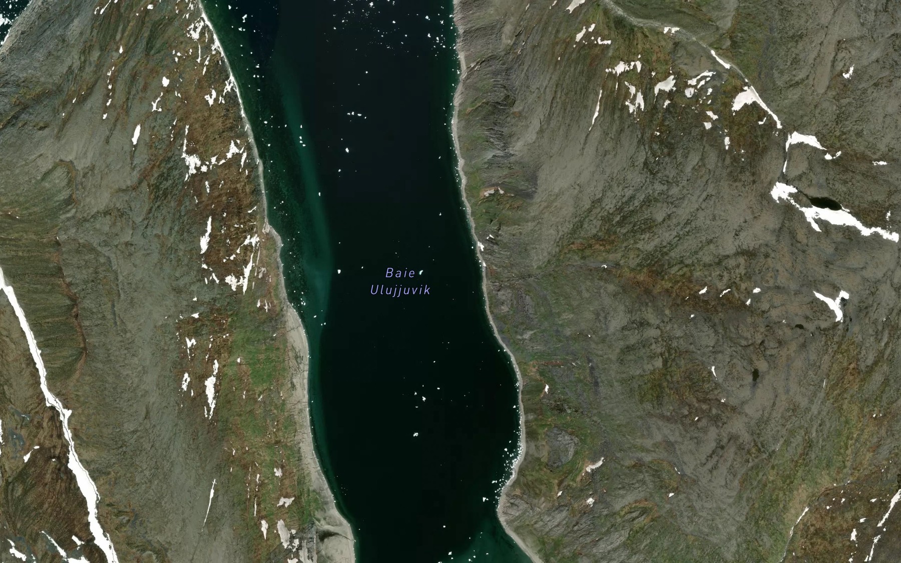 Satellite map of the Baie Ulujjuvik