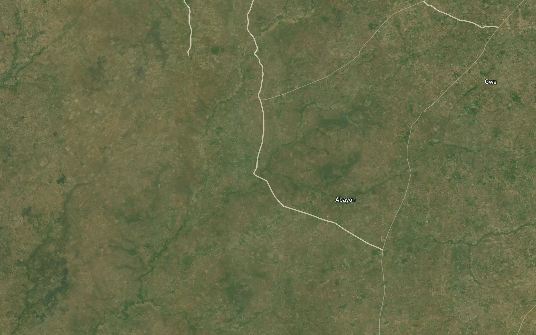Satellite map of the River Afyaregh