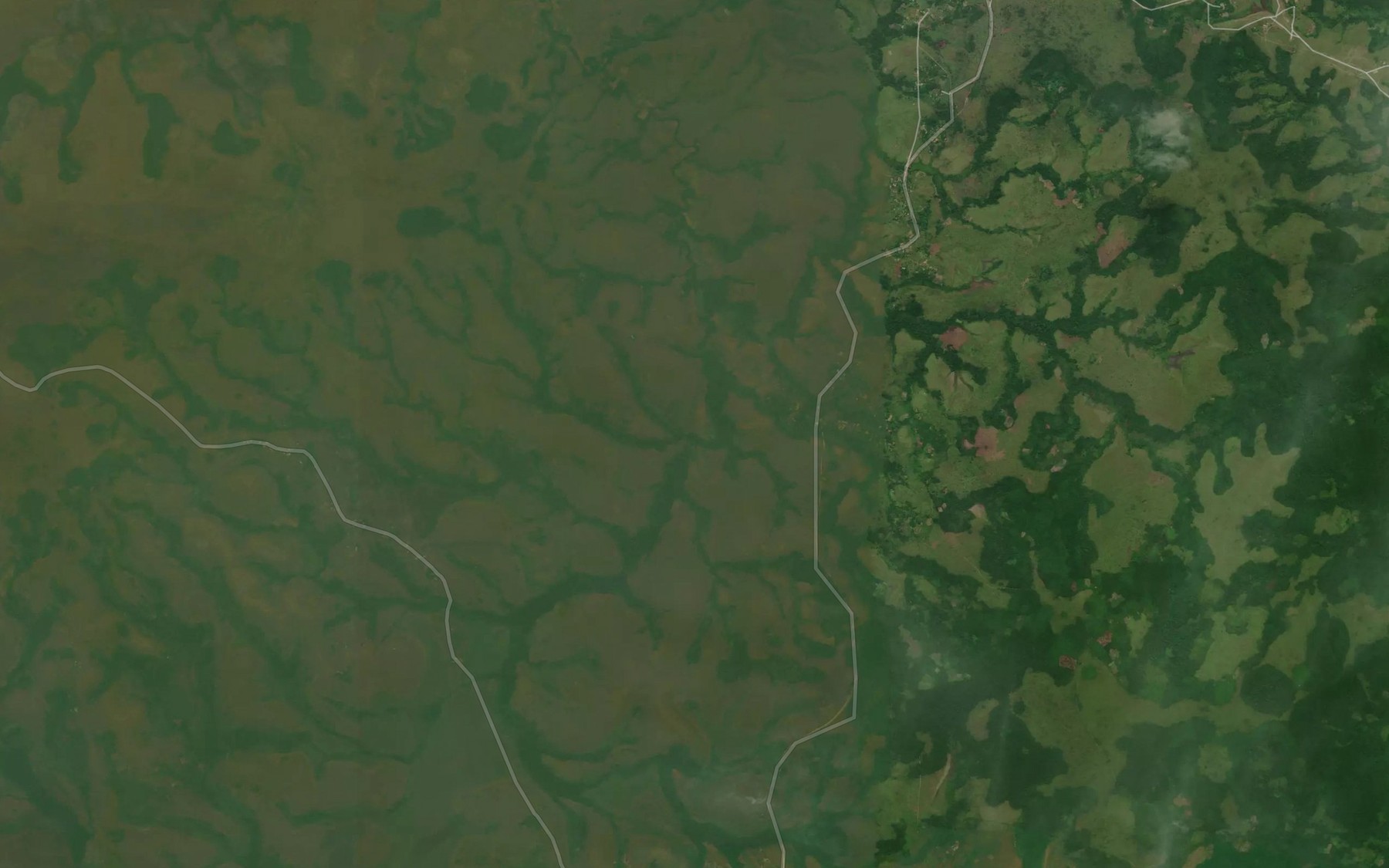 Satellite map of the Kilou