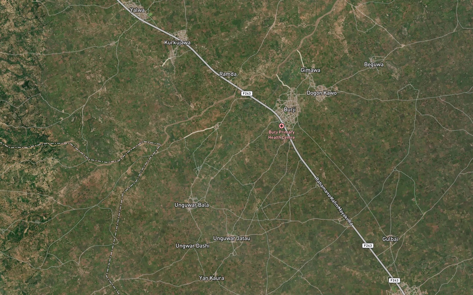 Satellite map of the River Maitsari