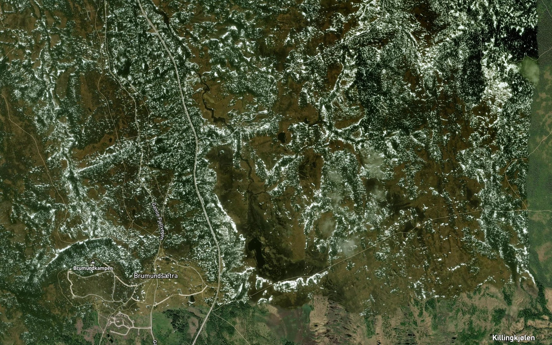 Satellite map of the Krokaa