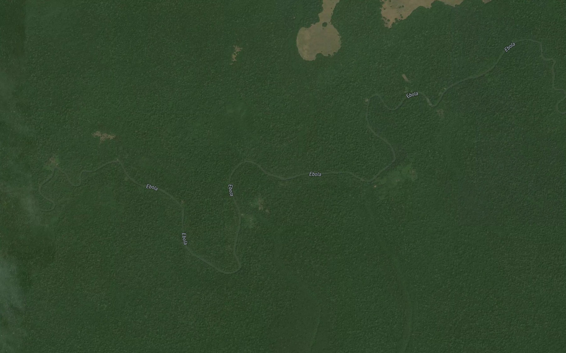 Satellite map of the Yakembe