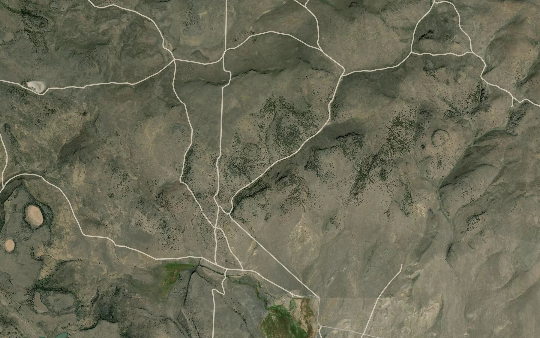 Satellite map of the Upper Juniper Reservoir