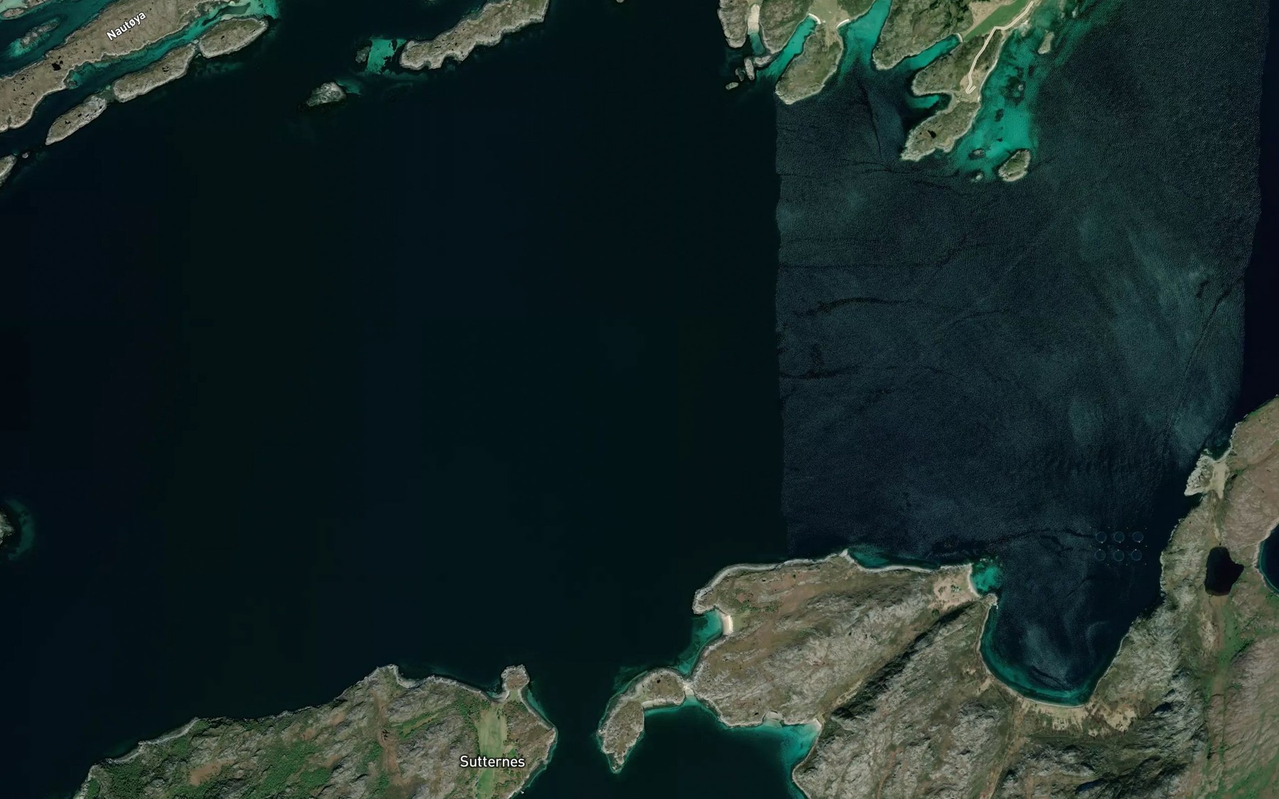 Satellite map of the Matskjerfjorden