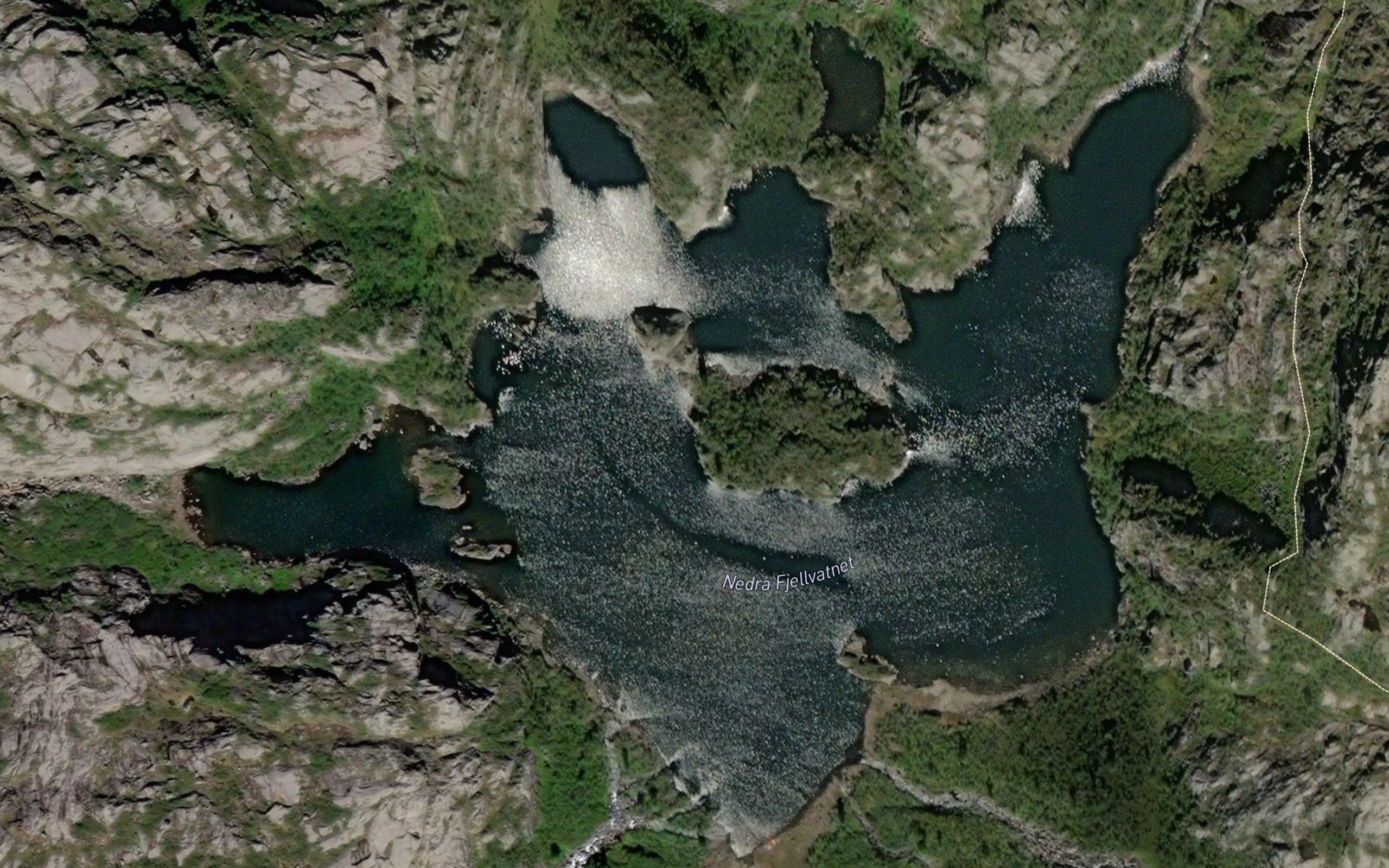 Fjellvatnet,nedre