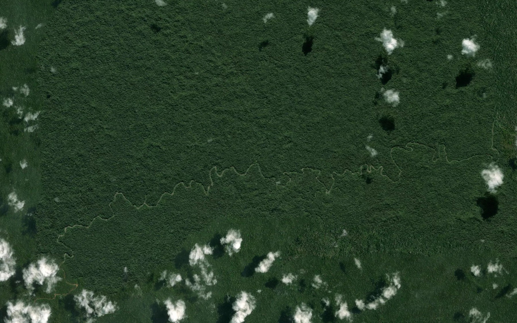 Satellite map of the Quebrada Hielo