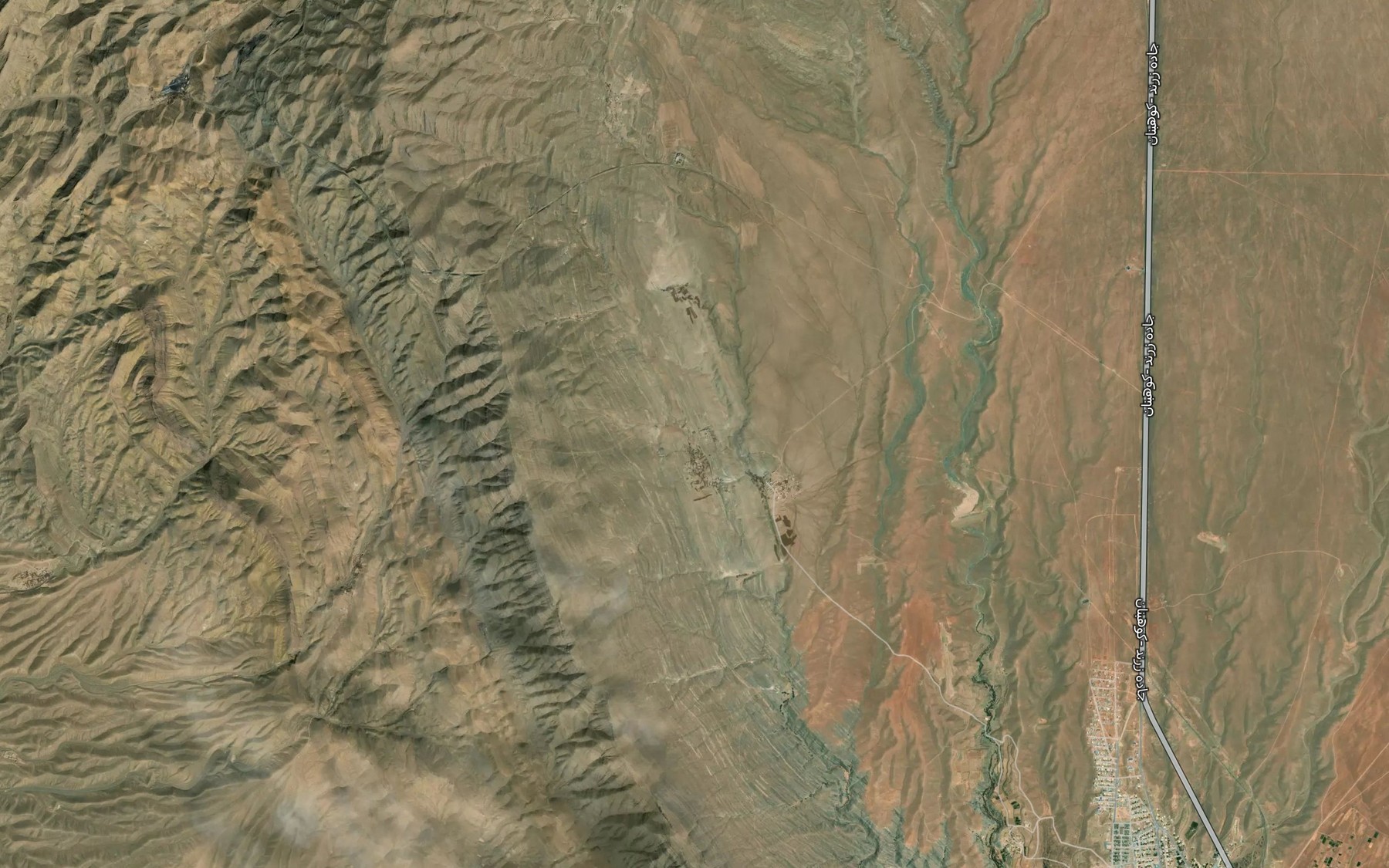 Satellite map of the Cheshmeh-ye Seyyedu