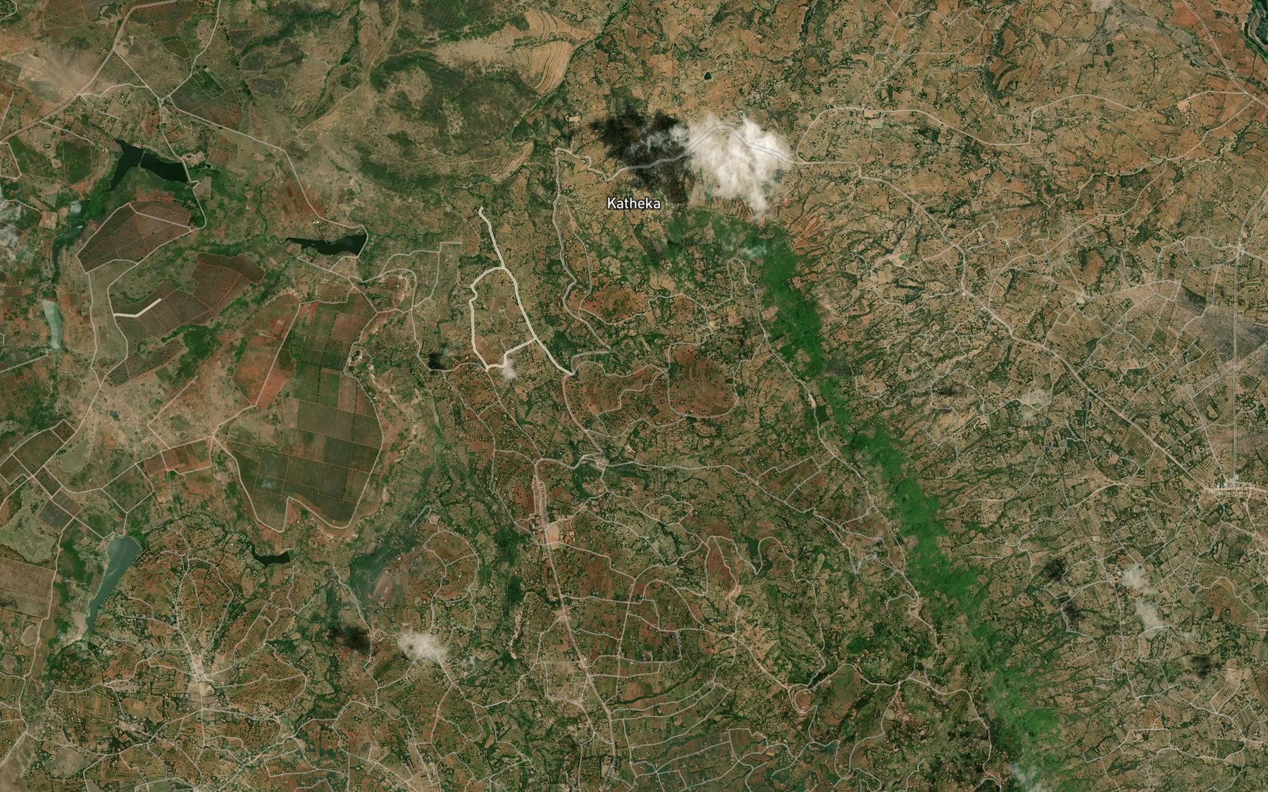 Satellite map of the Kinyui Dam