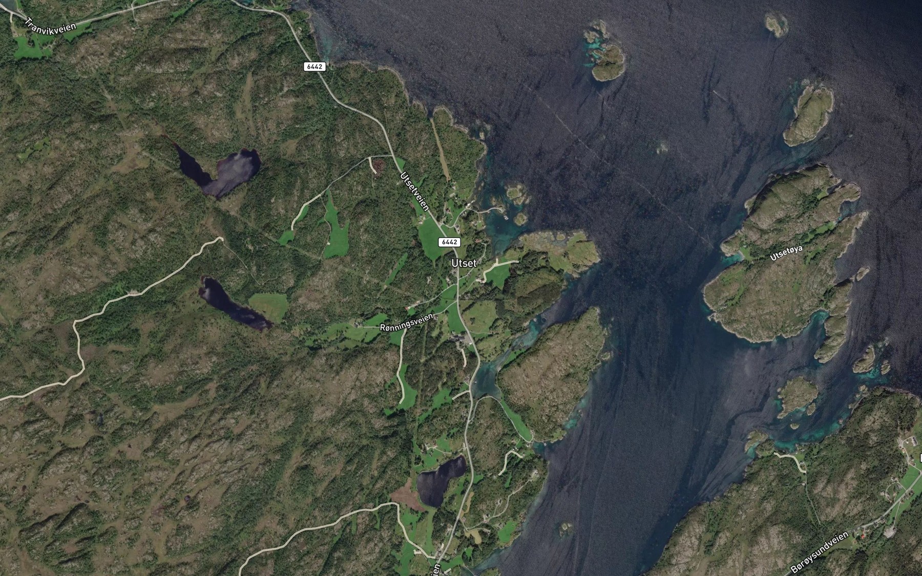 Satellite map of the Utsetbekken