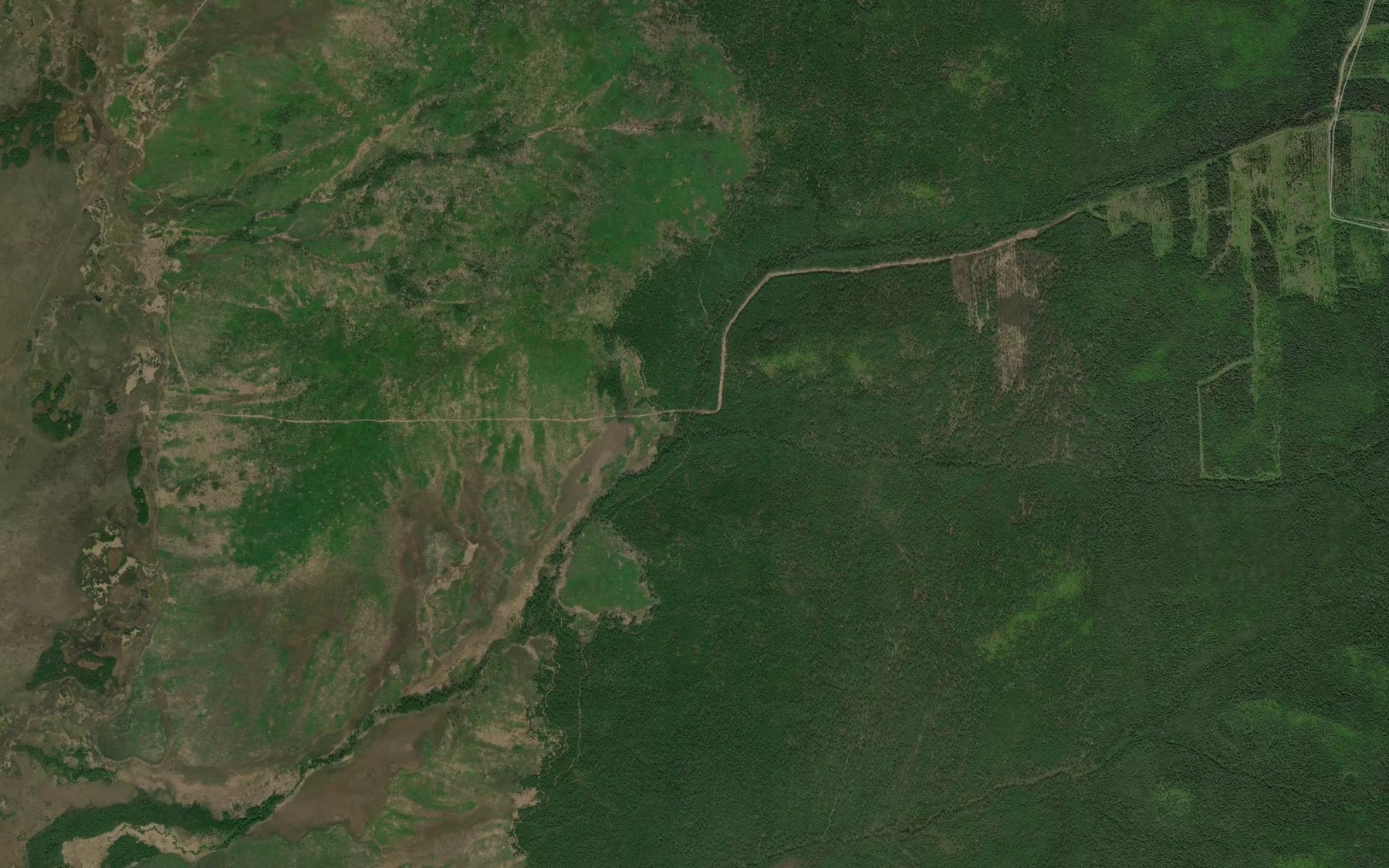 Satellite map of the Levyy Podkhrebtovyy