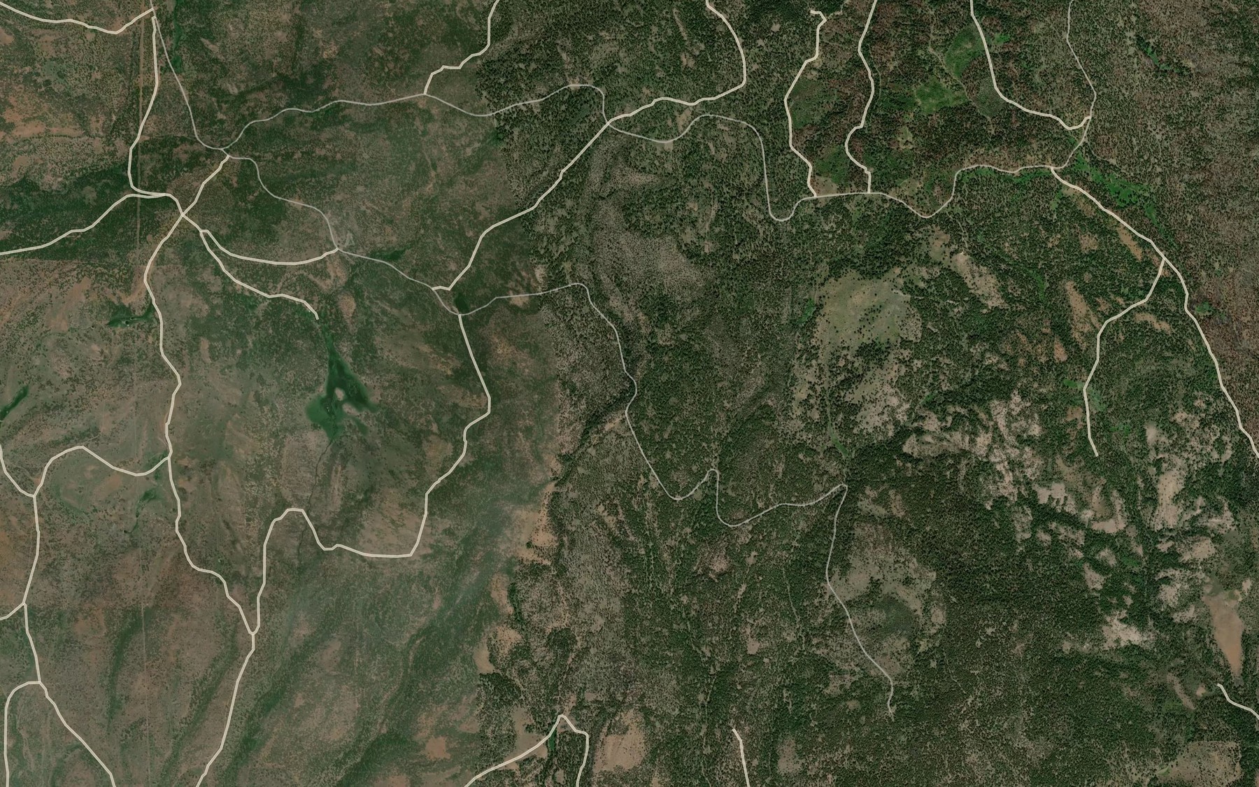 Satellite map of the Mud Spring