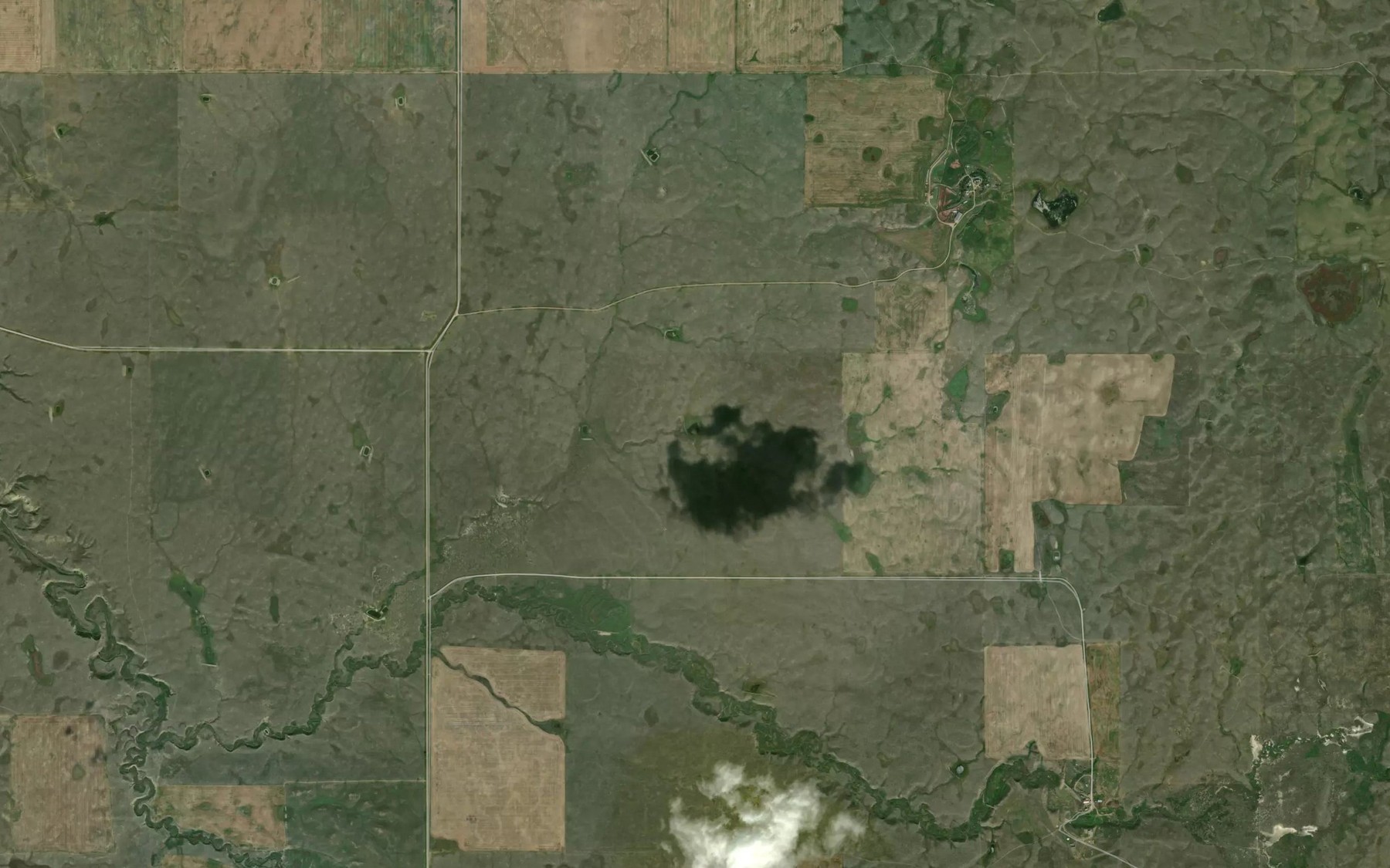 Satellite map of the Grag Reservoir