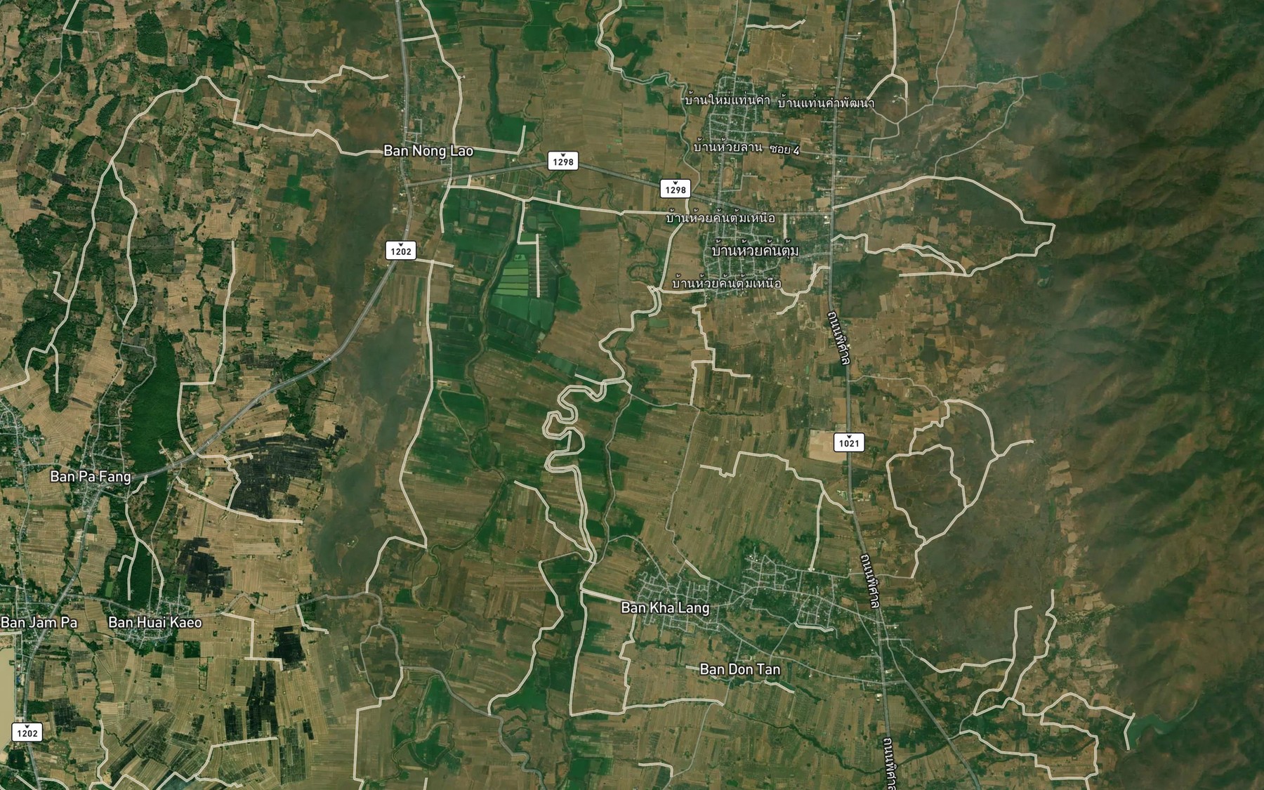 Satellite map of the Nam Rong Khwang