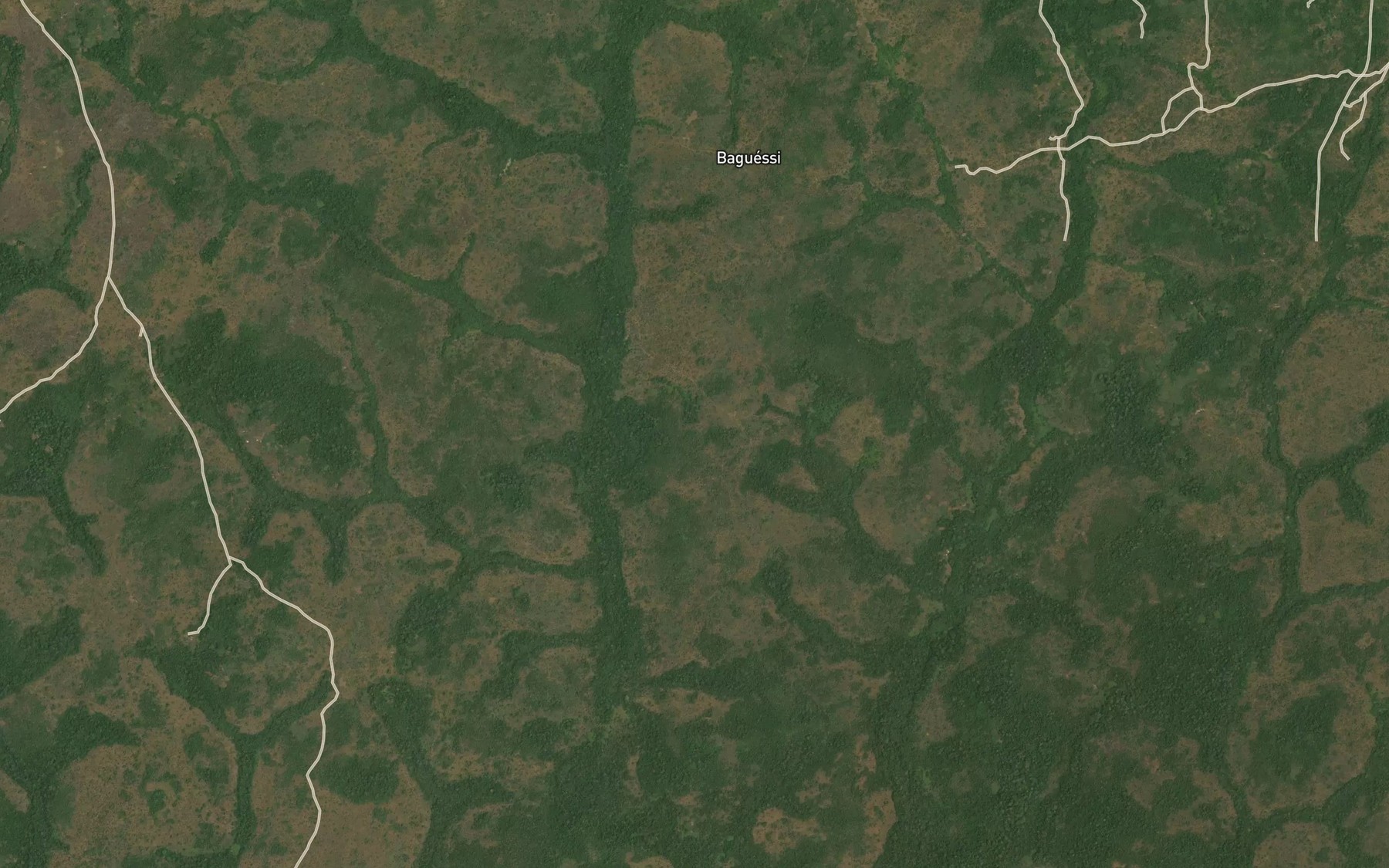 Satellite map of the Bilikapi