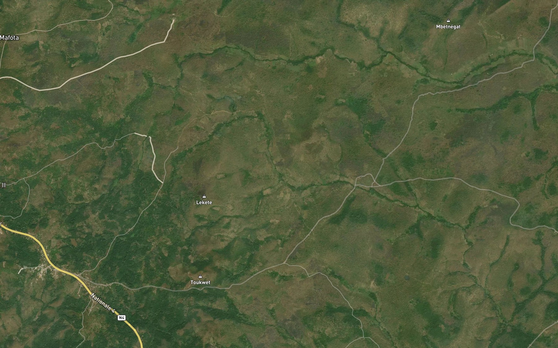 Satellite map of the Chimbouet