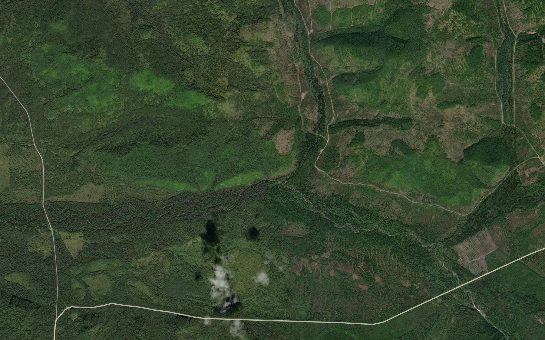 Satellite map of the Khosomi