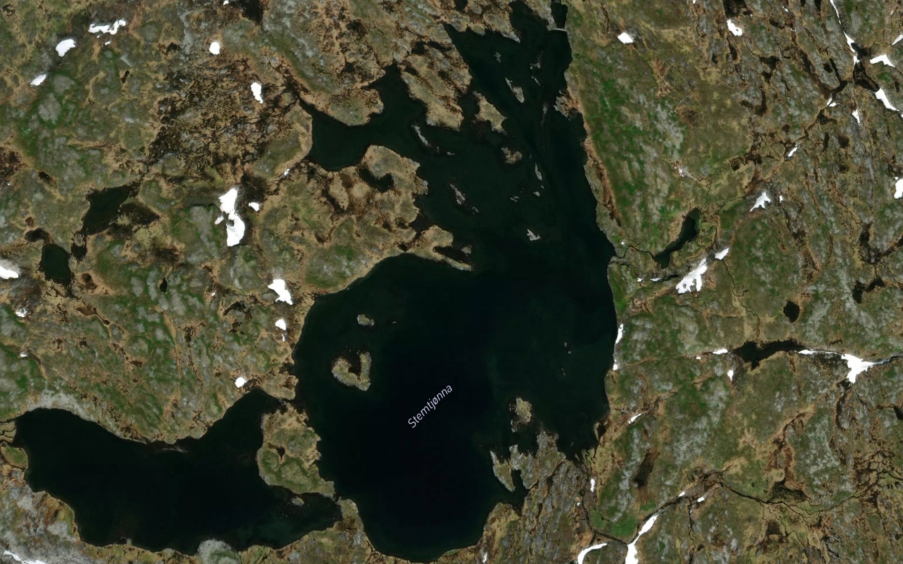 Satellite map of the Damtjorna