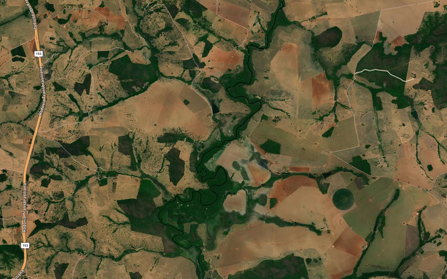 Satellite map of the Corrego do Barreiro