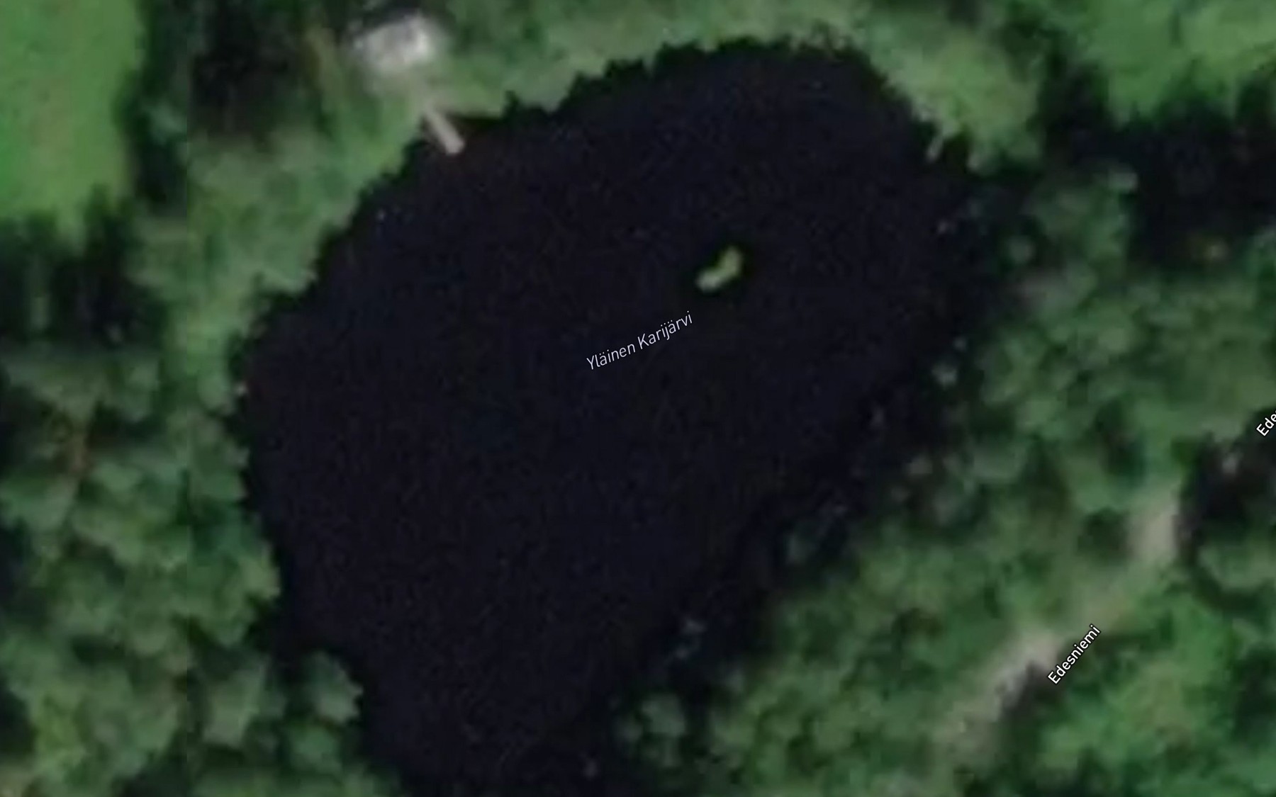 Satellite map of the Ylainen Karijarvi