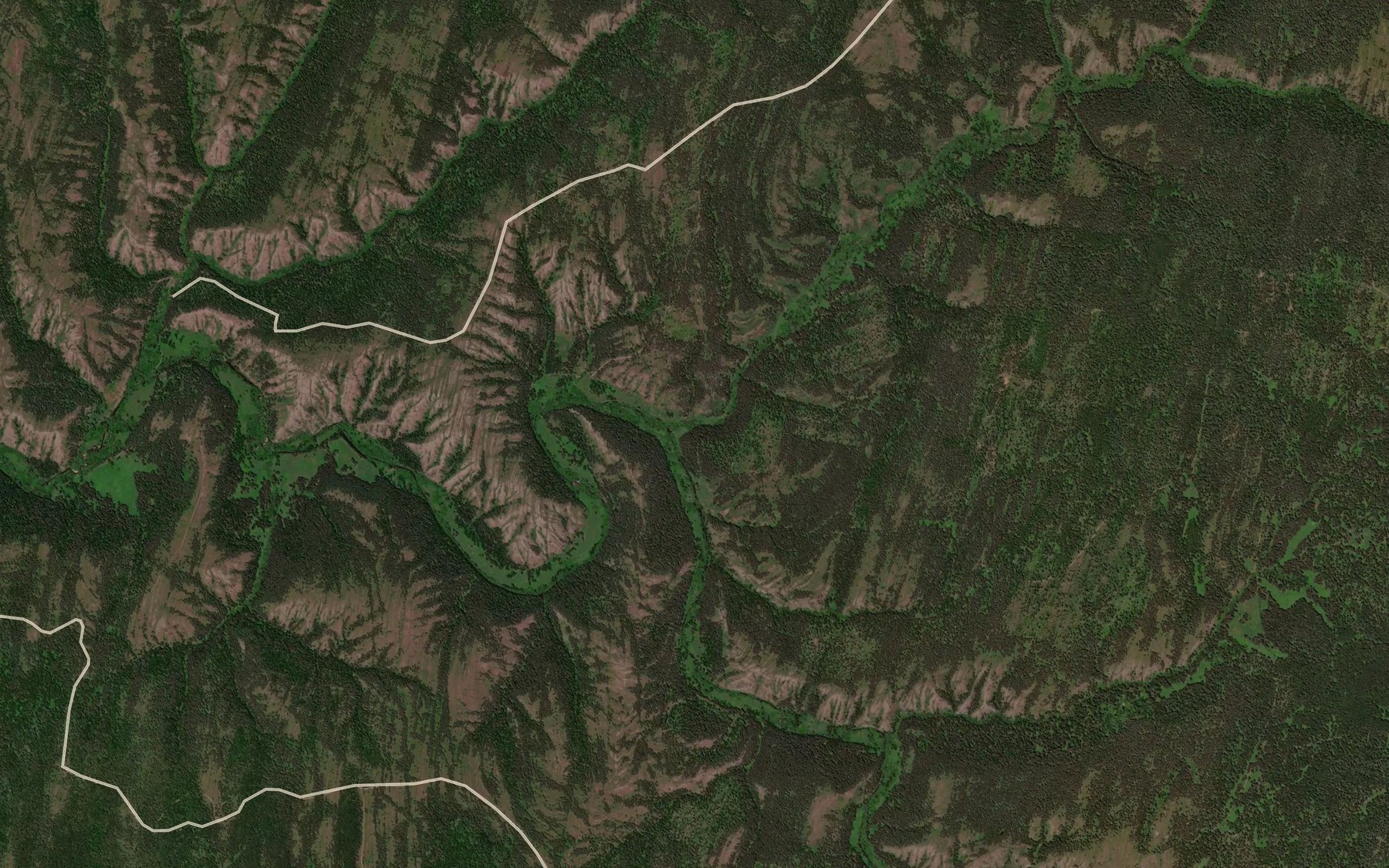 Satellite map of the Kalmychikha