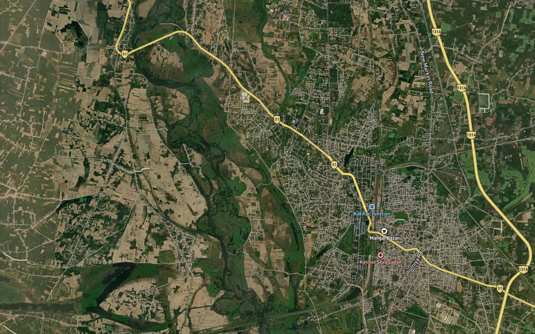 Satellite map of the Farai Nadi