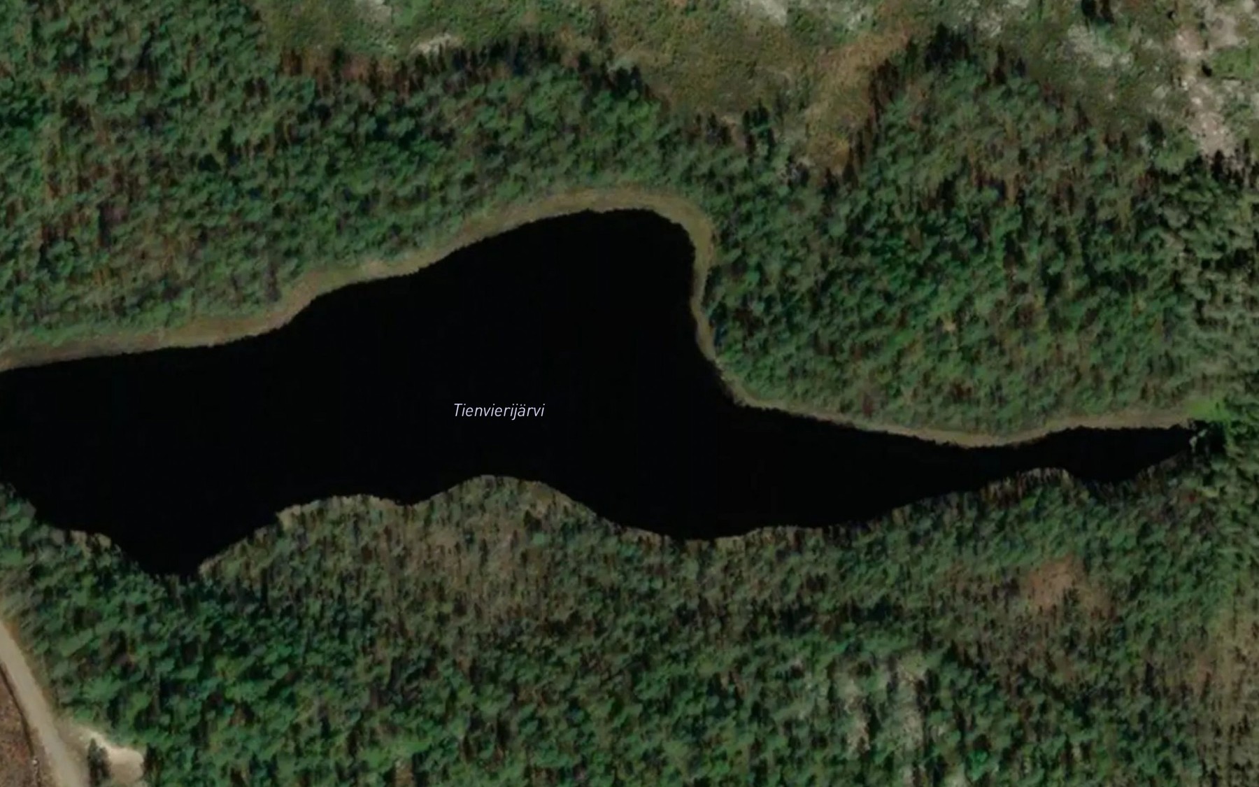 Satellite map of the Tienvierijarvi