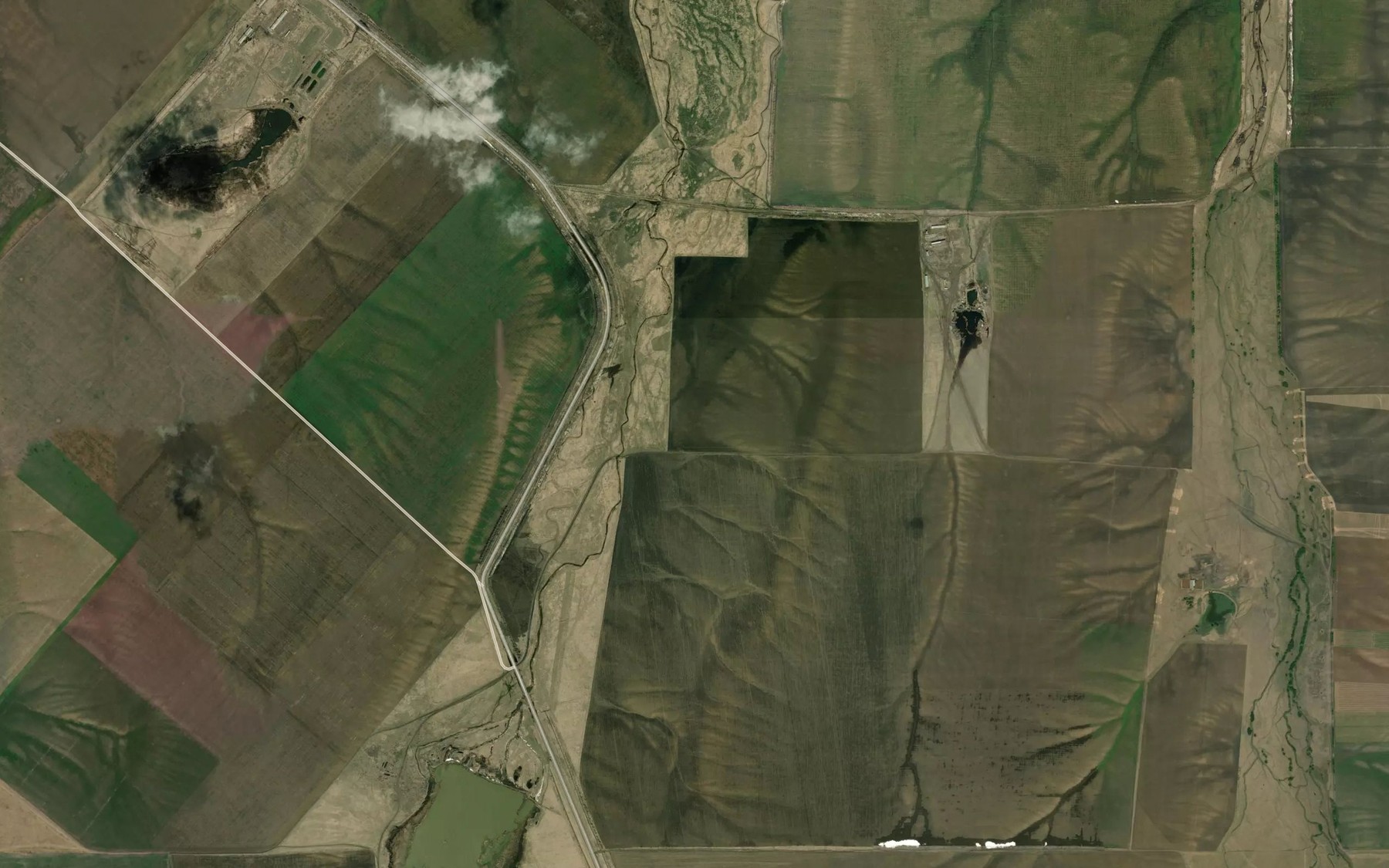 Satellite map of the Ovrag Davydovskiy Dol