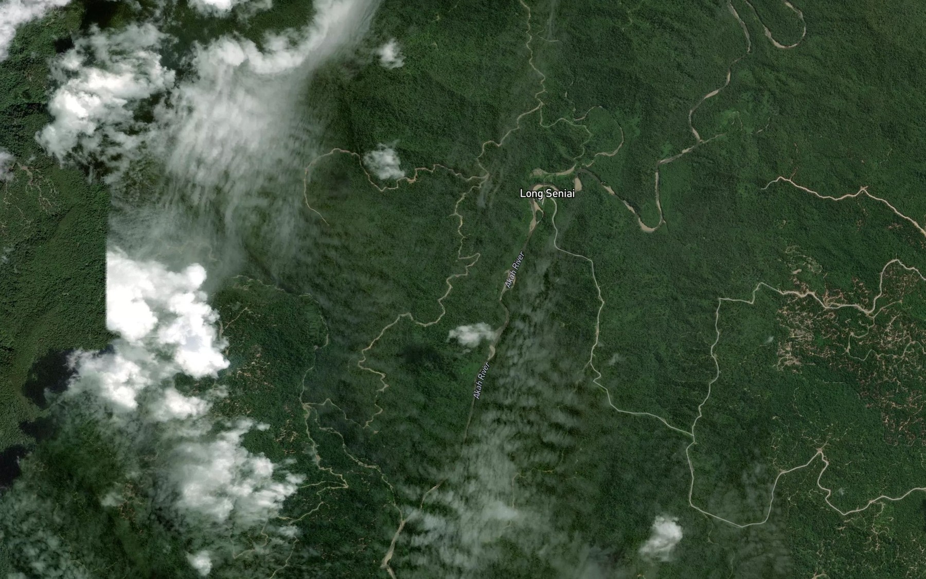 Satellite map of the Sungai Bajoh