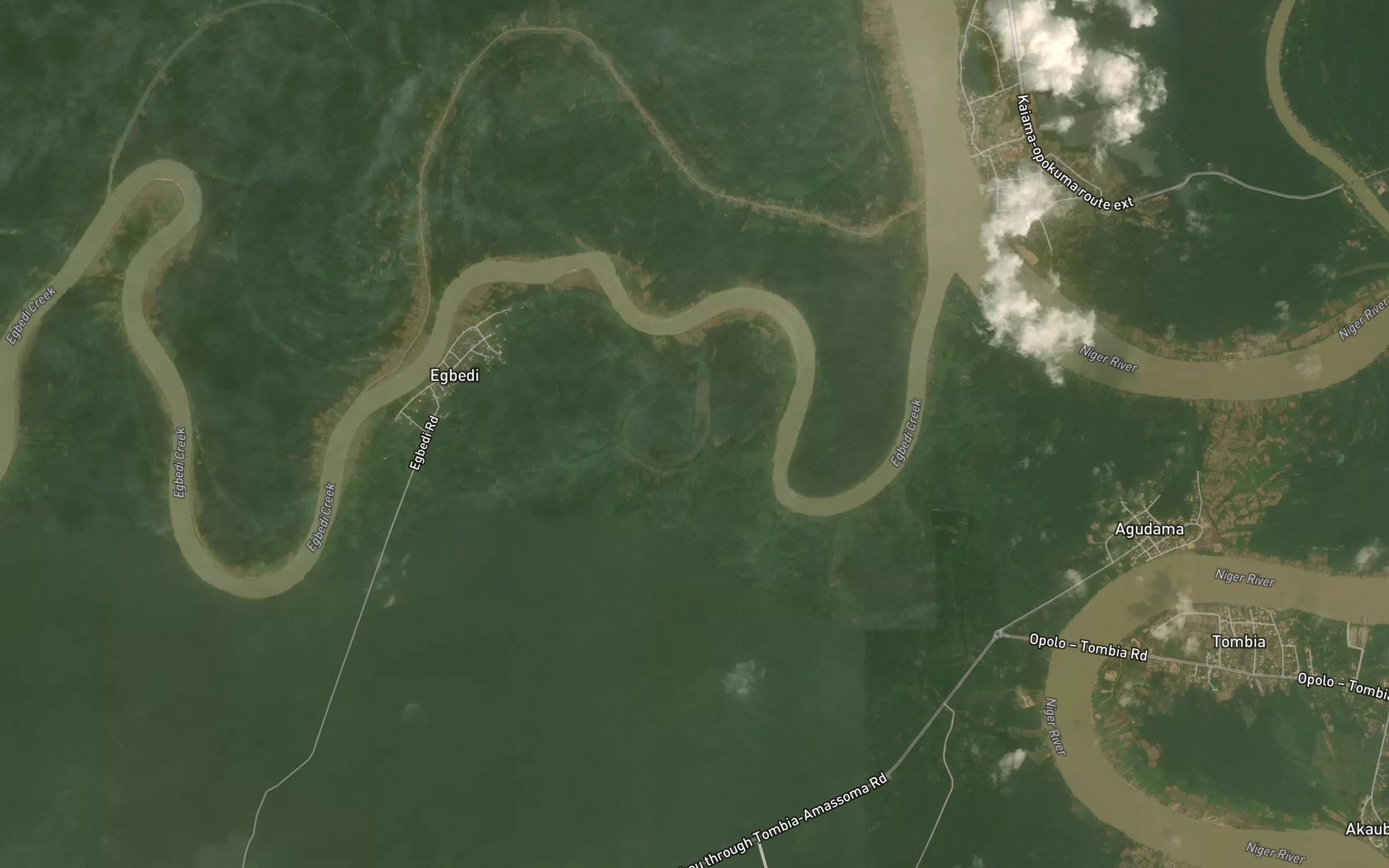 Satellite map of the Pipa Pond