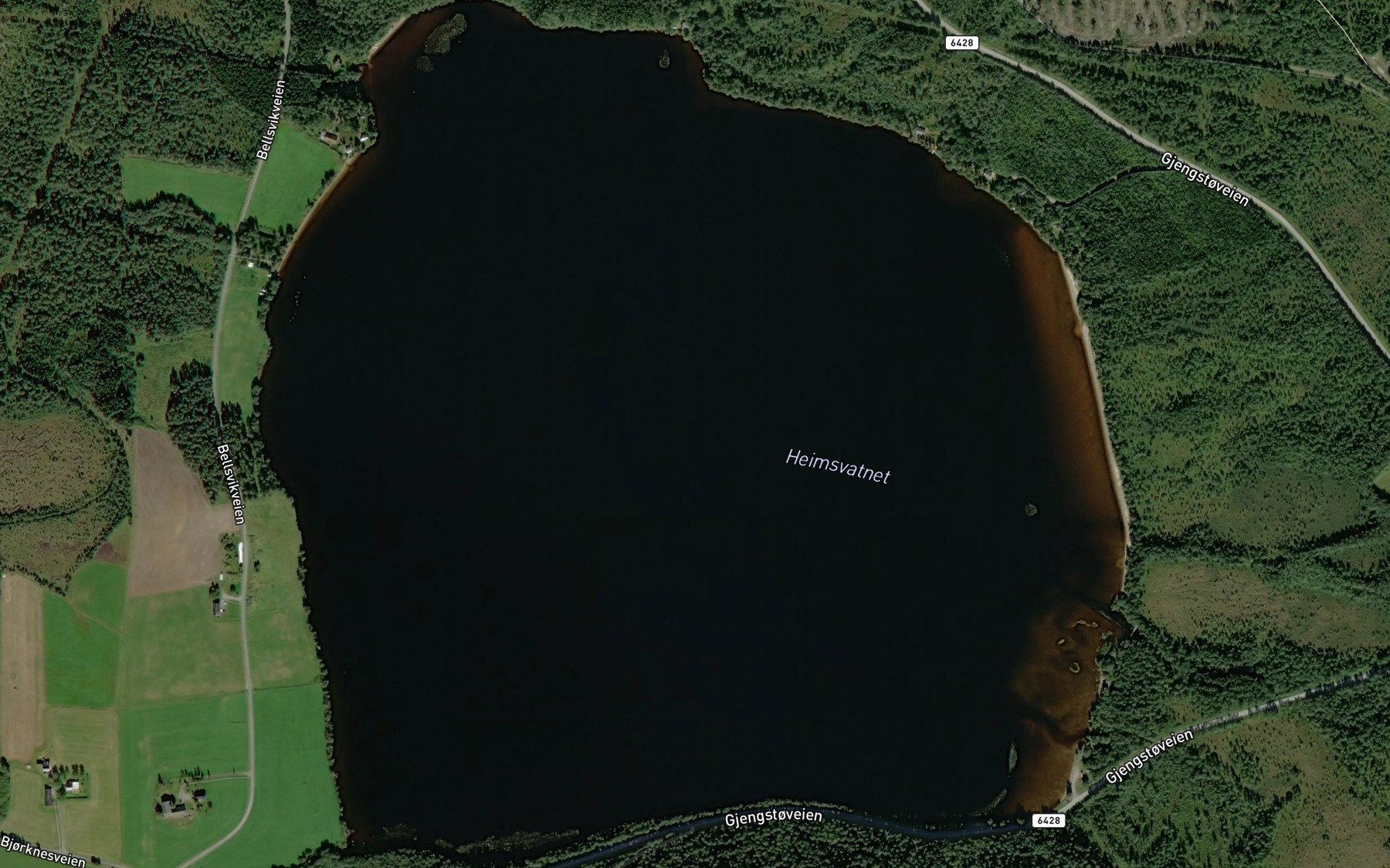 Satellite map of the Heimsvatnet