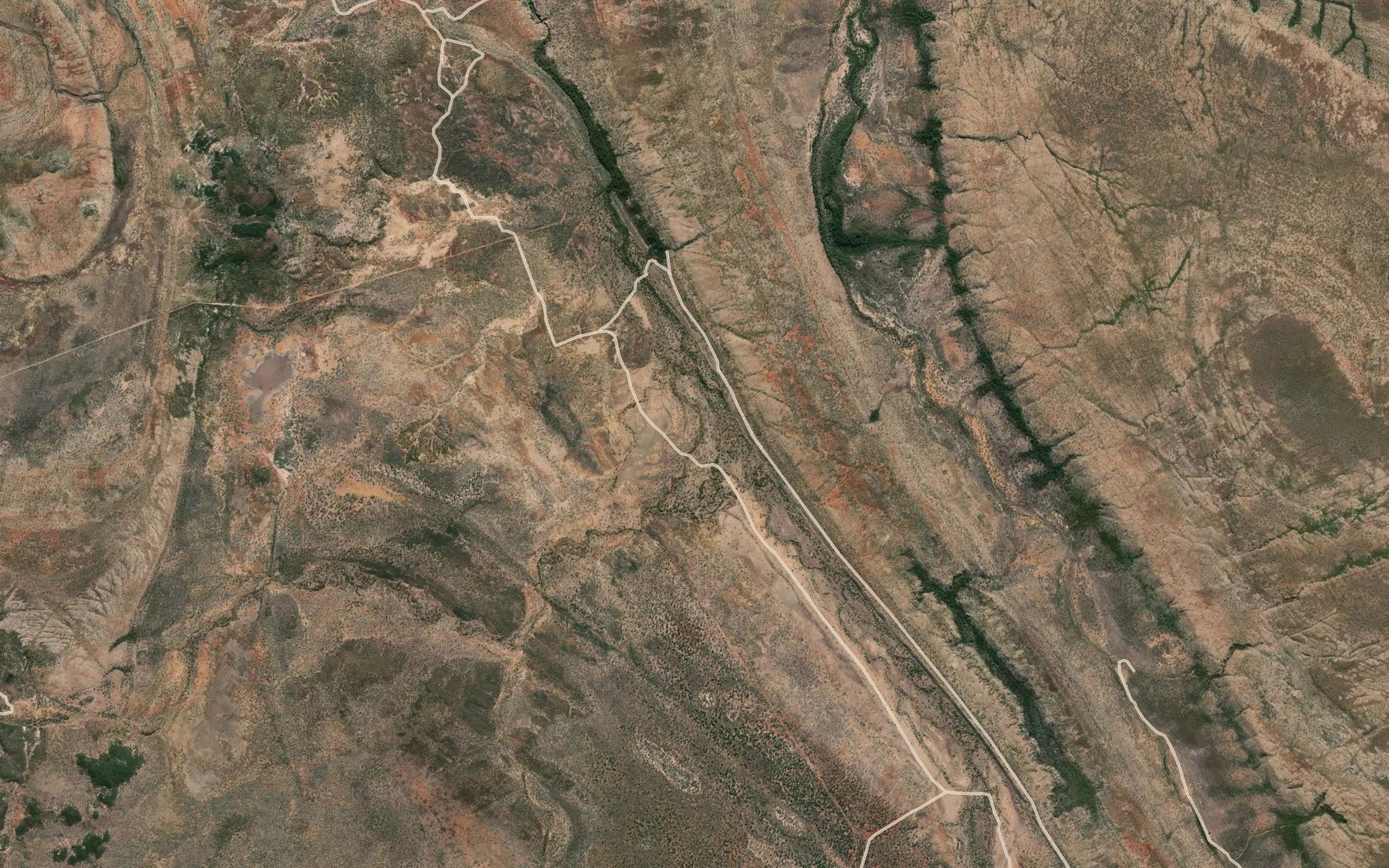 Satellite map of the Crocodile Creek