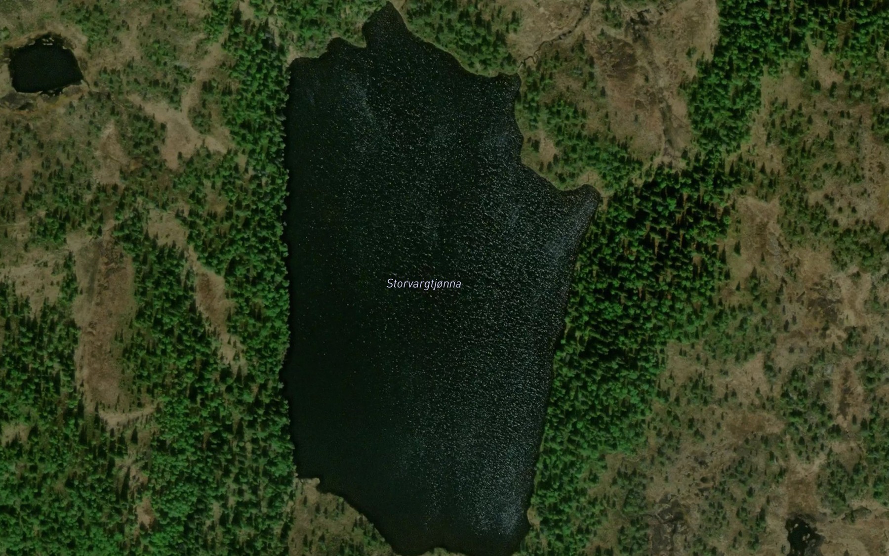 Satellite map of the Stor-Vargtjonna
