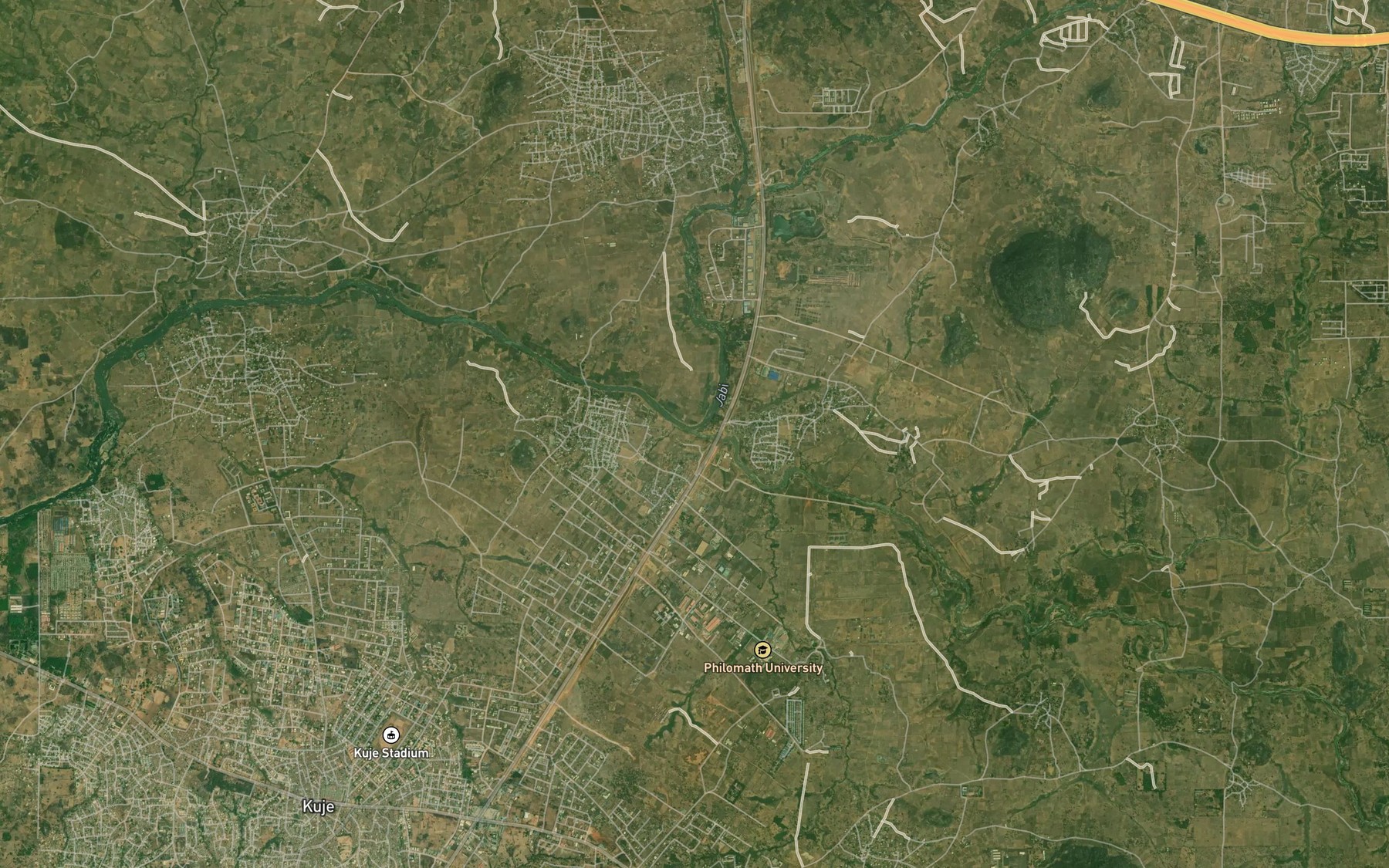 Satellite map of the RiverUssuman
