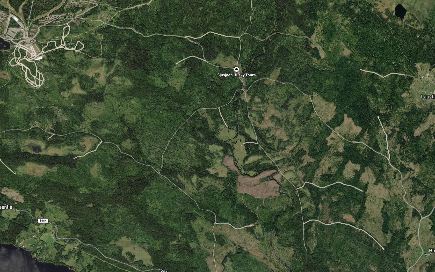 Satellite map of the Nattrudstilbekken