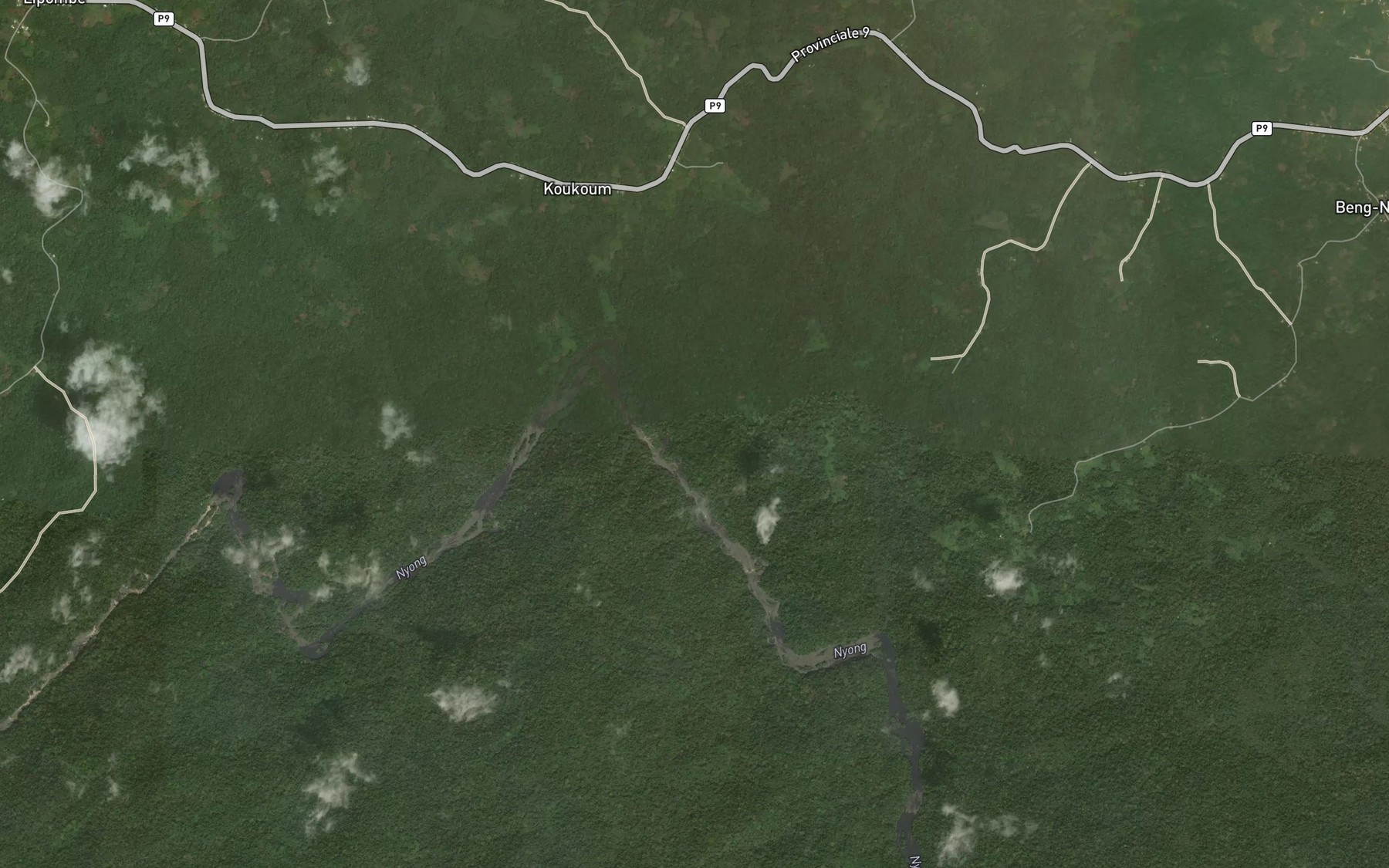 Satellite map of the Mouade