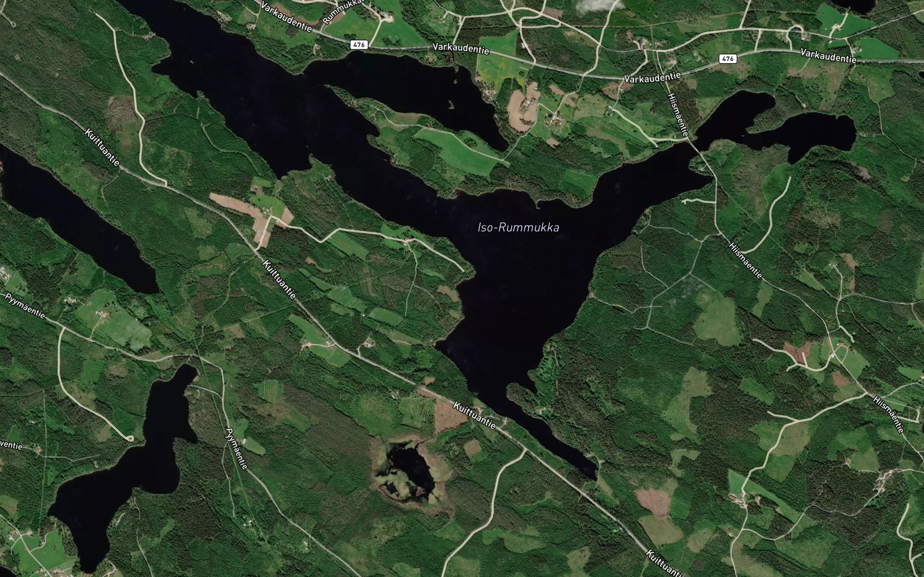 Satellite map of the Murtolahti