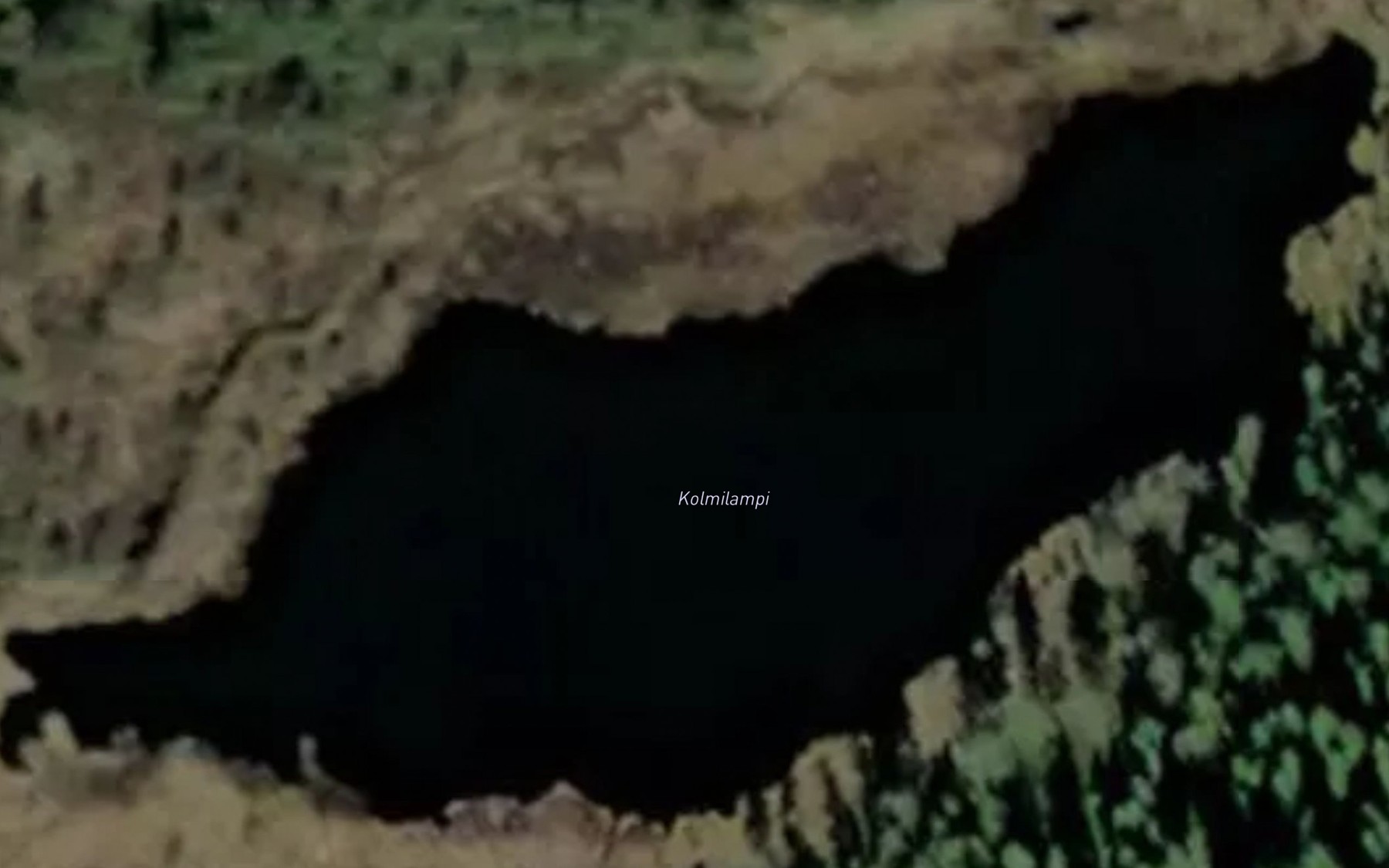 Satellite map of the Kolmilammit