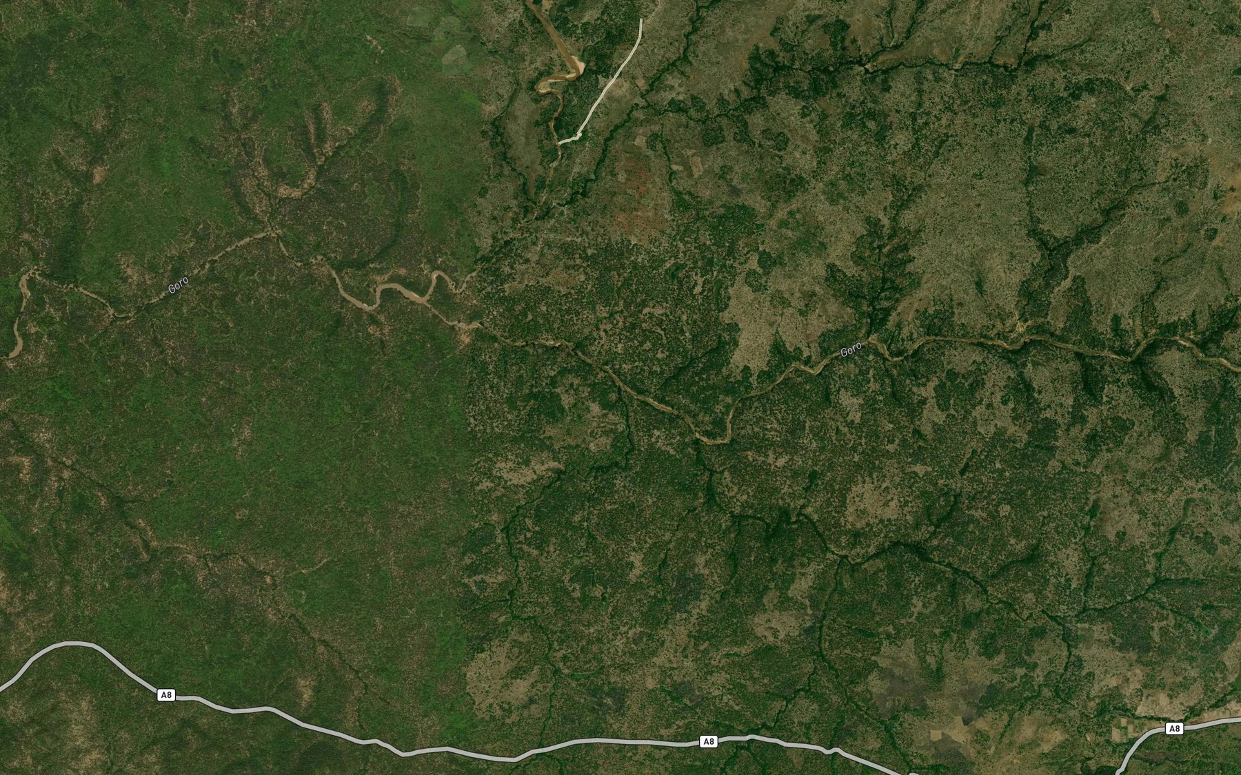 Satellite map of the RiverYayanto
