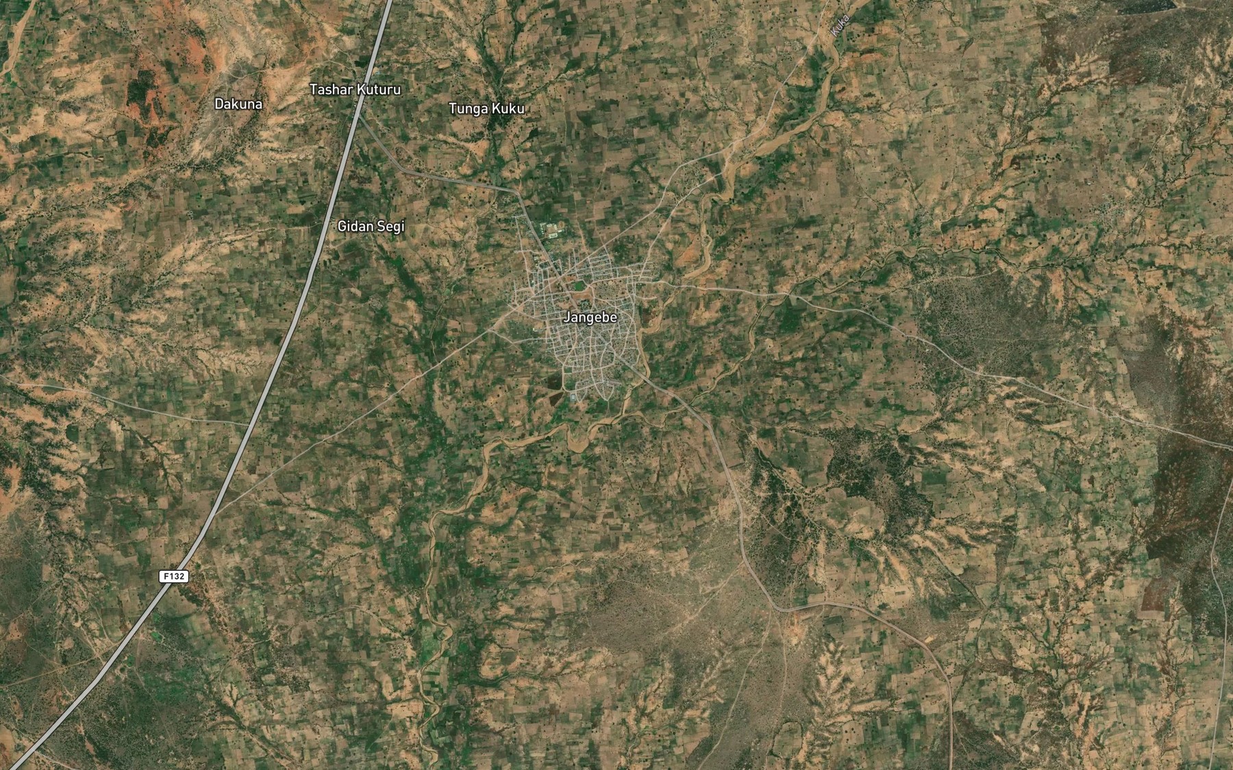 Satellite map of the Kuka