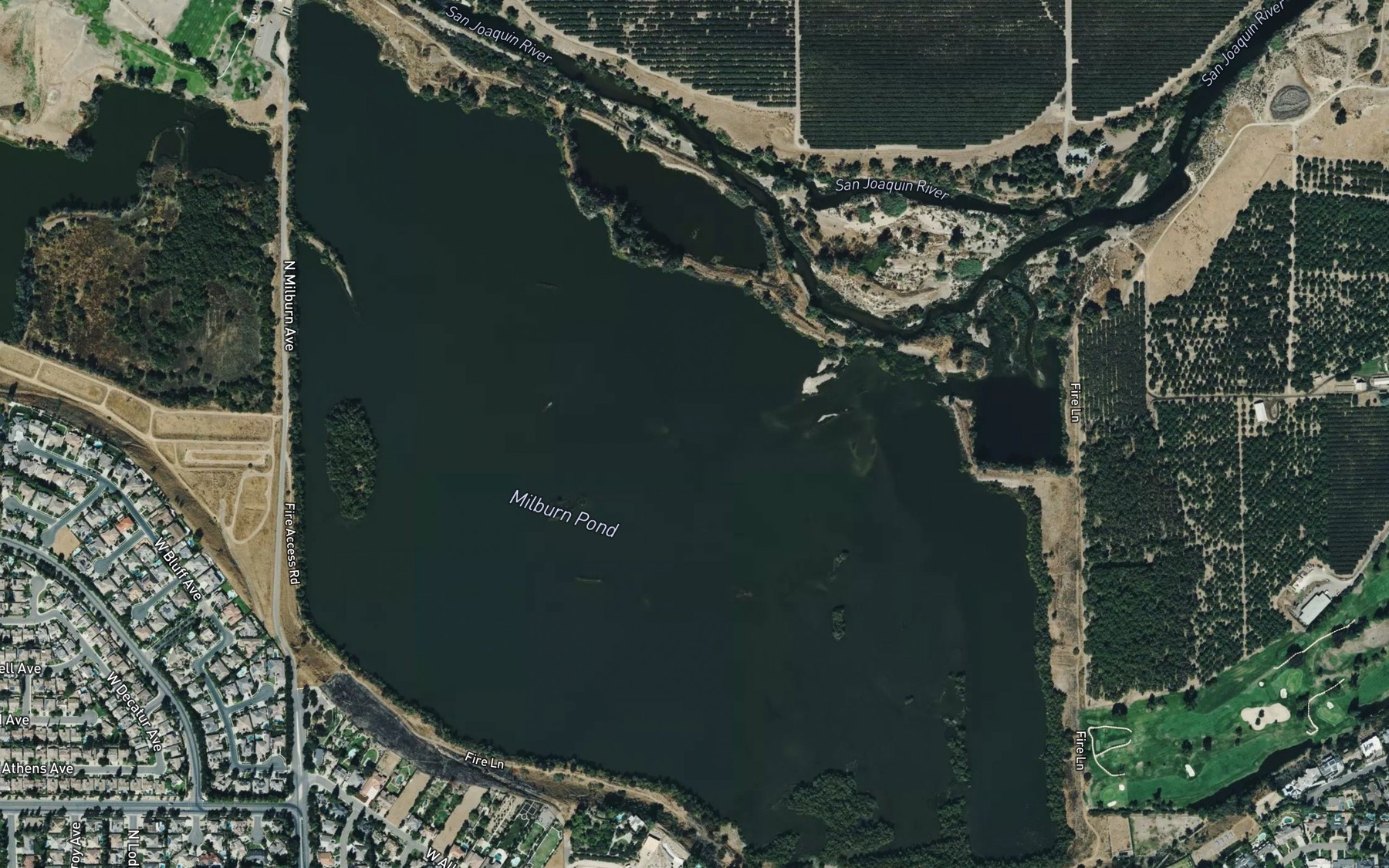 Satellite map of the Sierra Sky Park