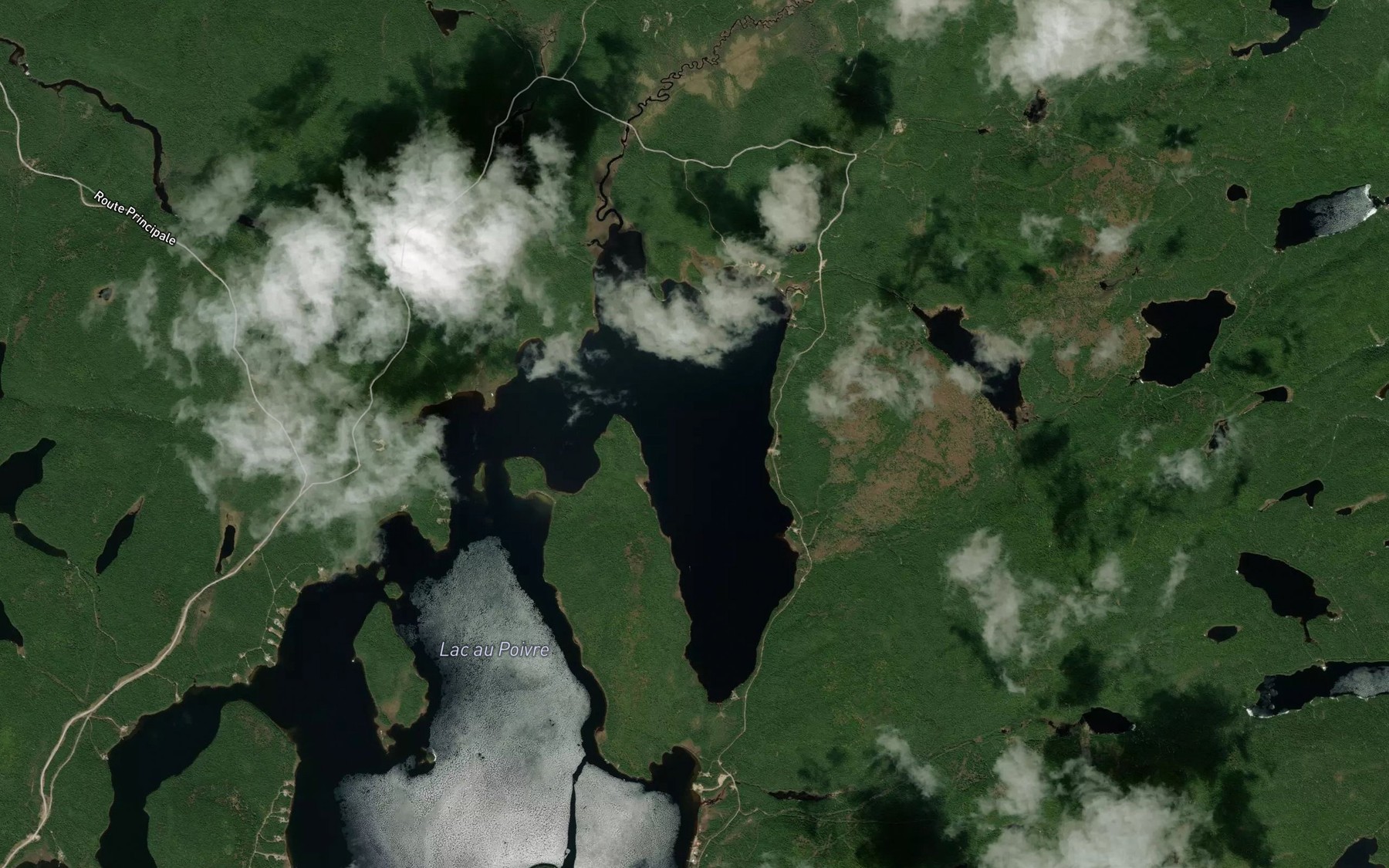Satellite map of the Ruisseau en Coeur