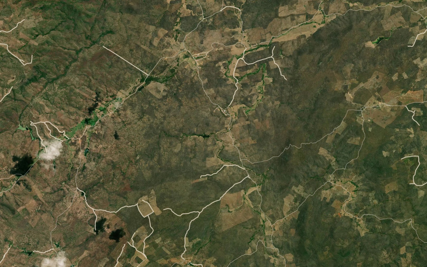 Satellite map of the Riacho do Felipinho