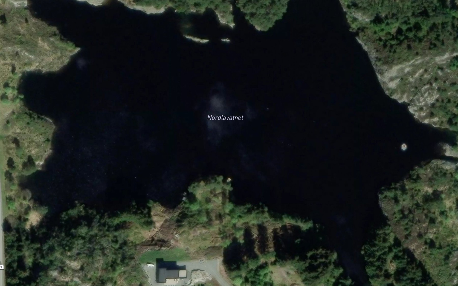 Satellite map of the Norlavatnet