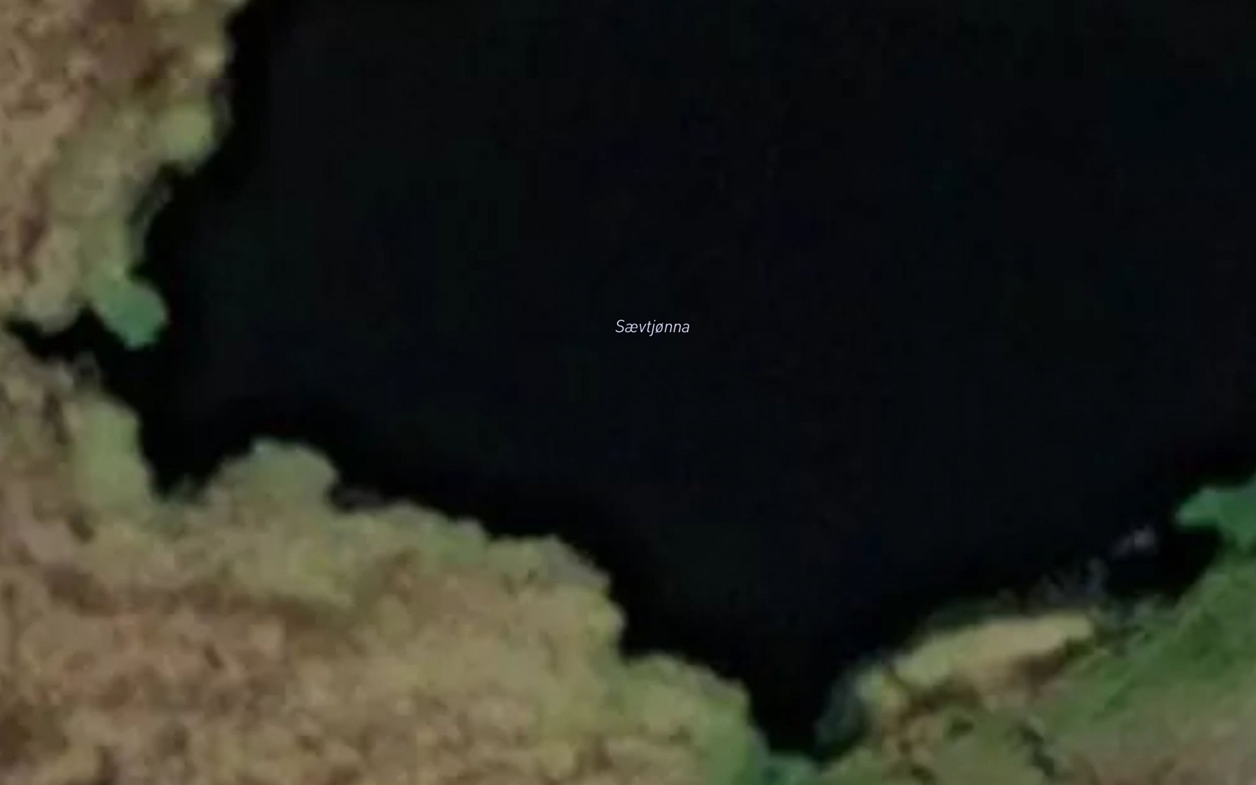 Satellite map of the Saevtjonna