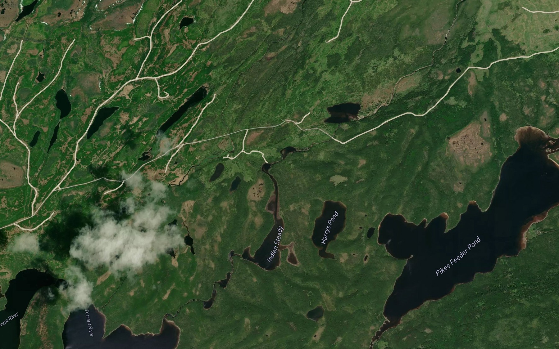 Satellite map of the Indian Steady
