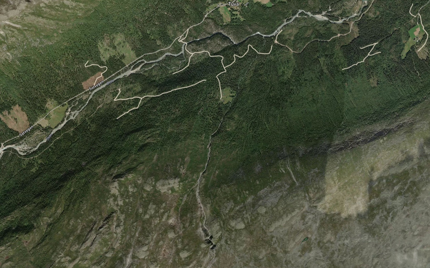 Satellite map of the Kollungselvi