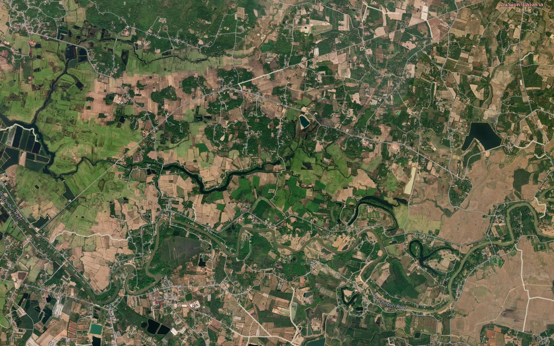 Satellite map of the Khlong Sai