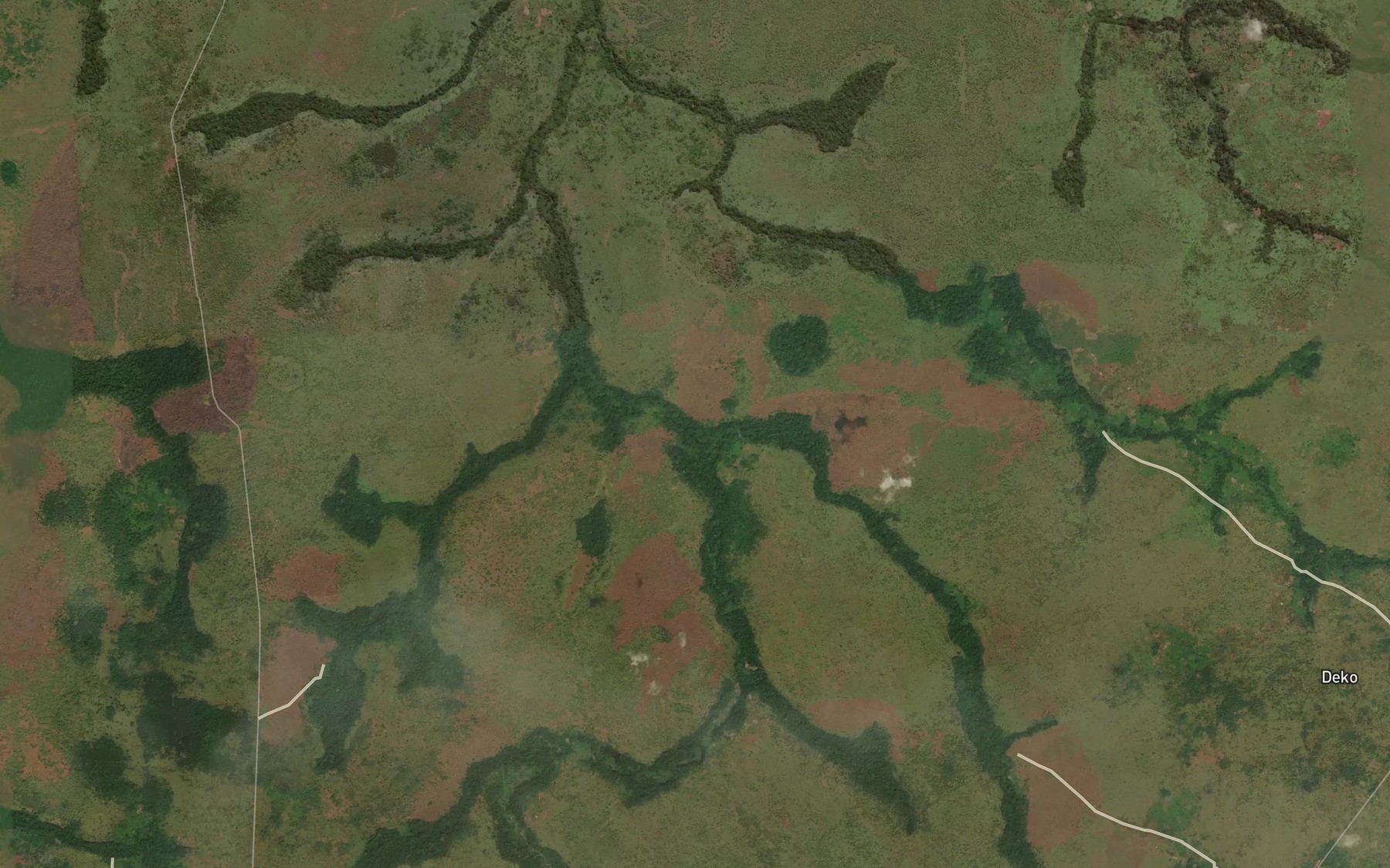 Satellite map of the Gumbala