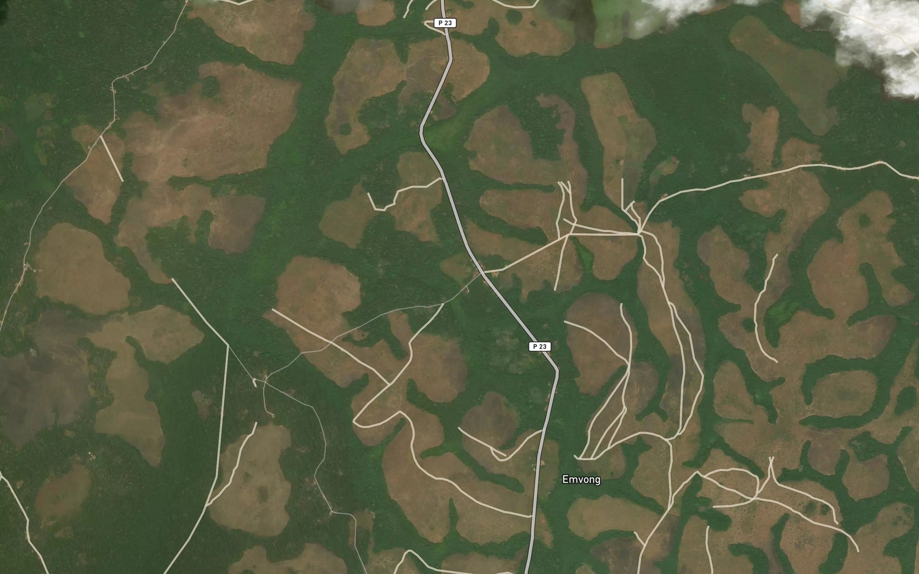 Satellite map of the Mezoso