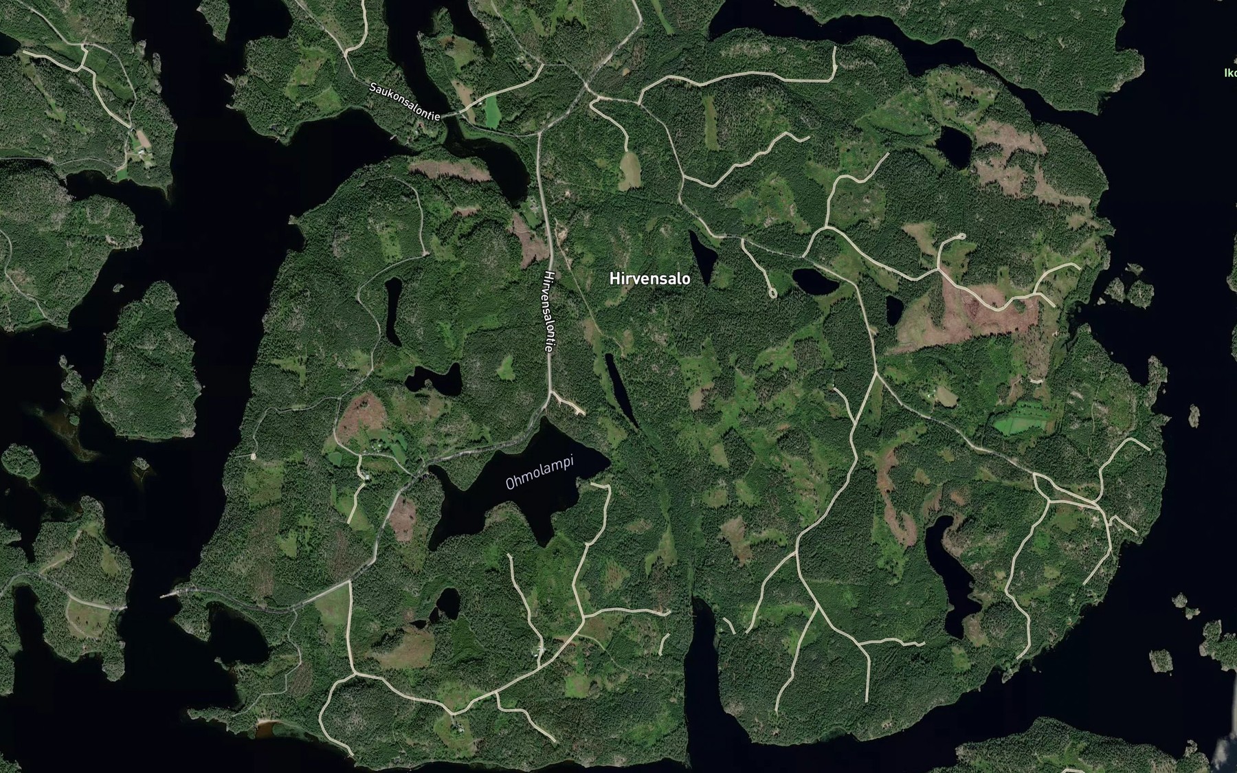 Satellite map of the Sikolampi